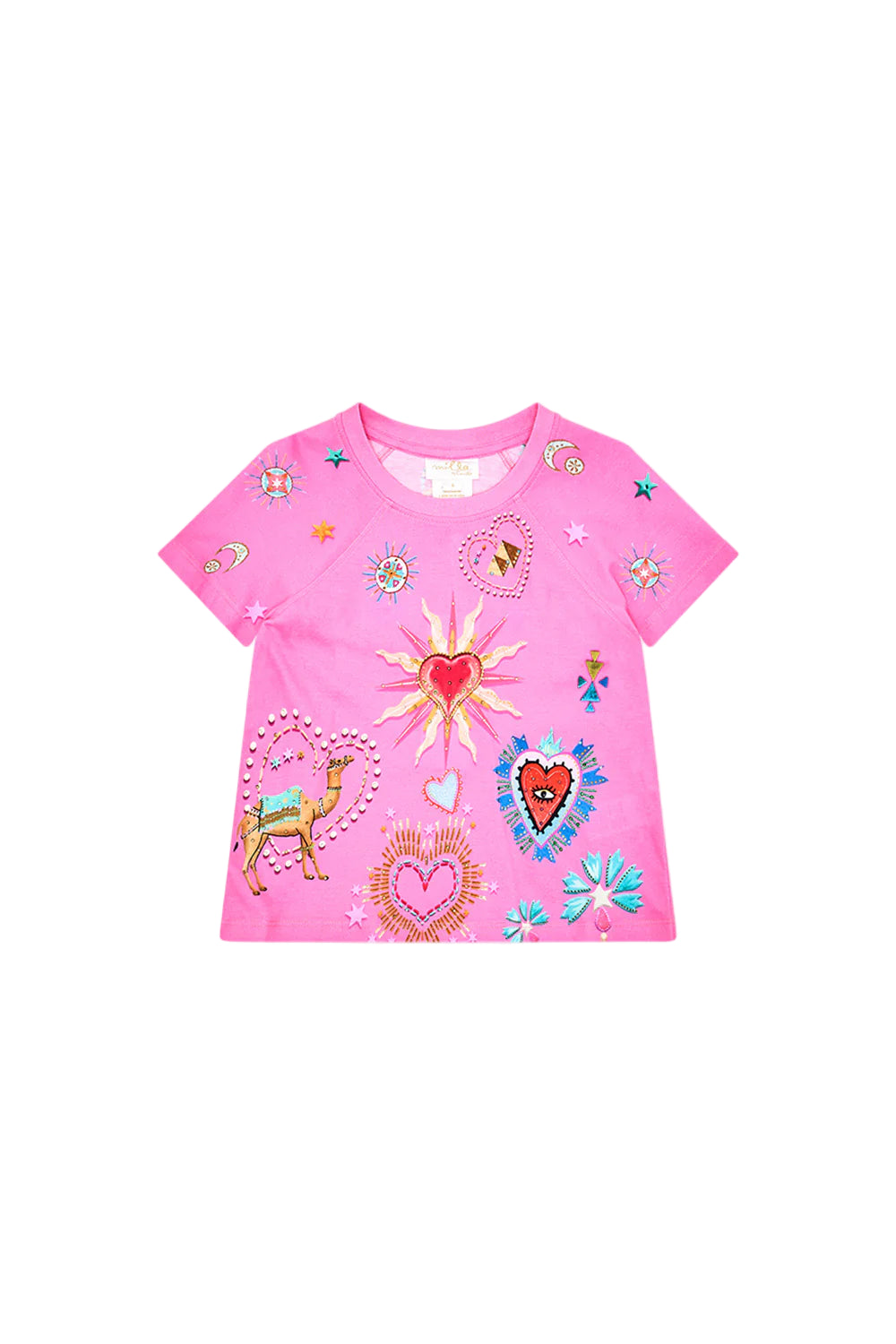 Rainbow Roads Kids Raglan Tee
