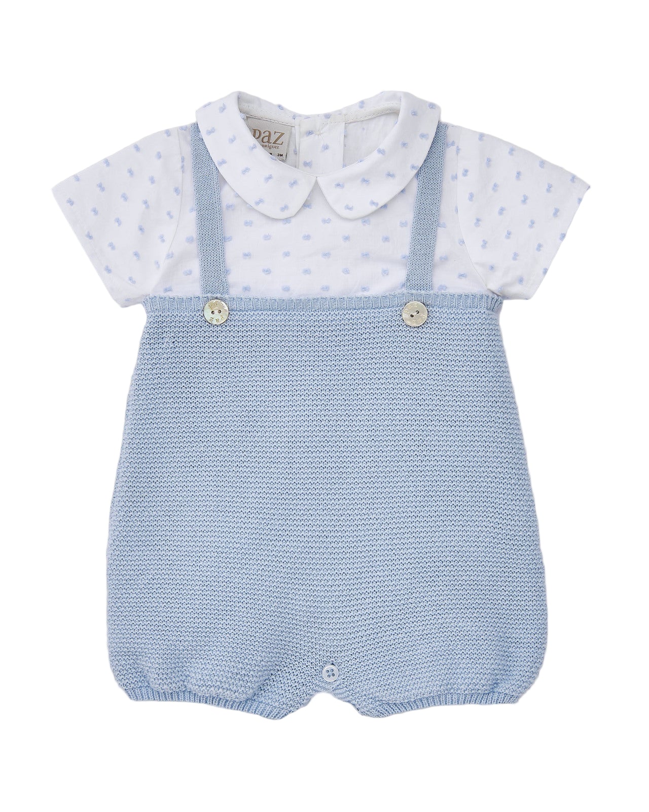 Woven Newborn Romper "Lecer" Paz Rodriguez