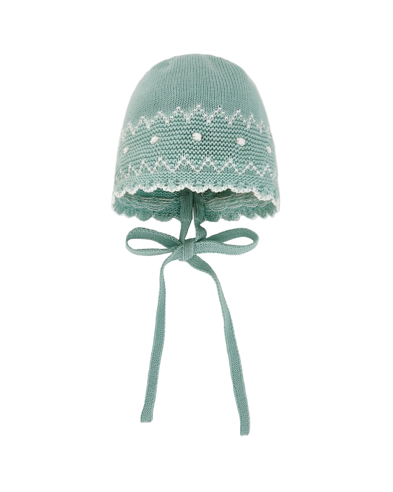 Knit Newborn Bonnet "Iris"