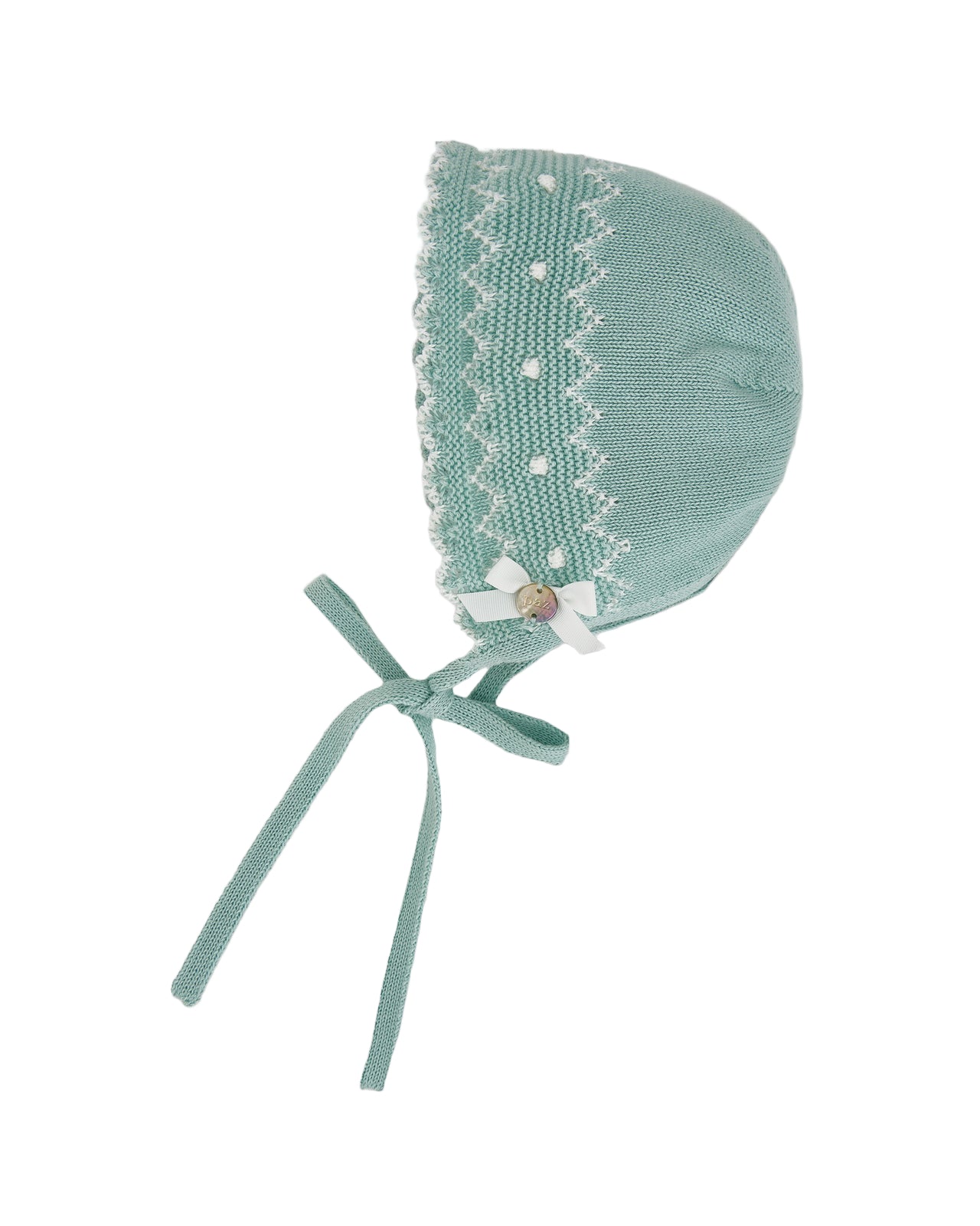 Knit Newborn Bonnet "Iris"