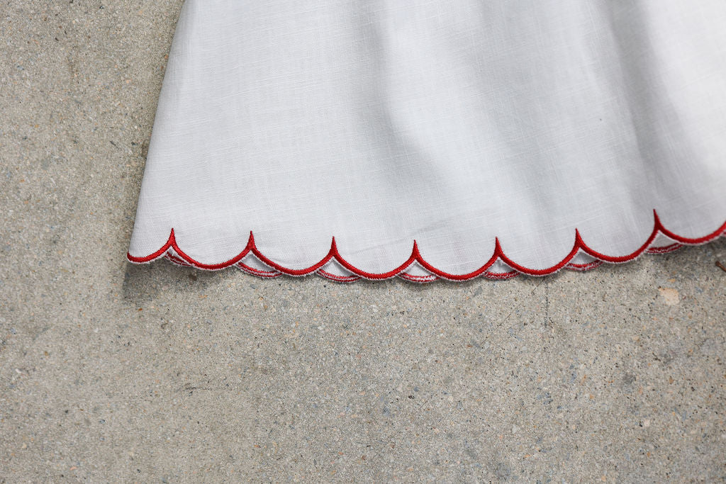 Bambolina Dress Rosso Lessi The Label