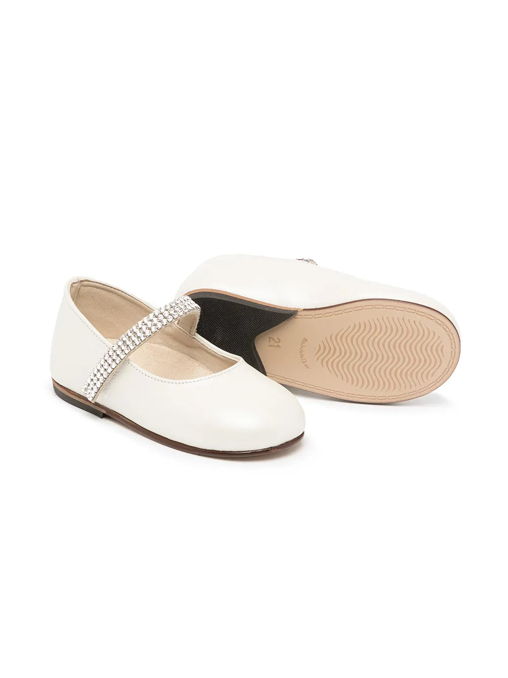 Crystal Embellished Ballerina Shoes Babywalker