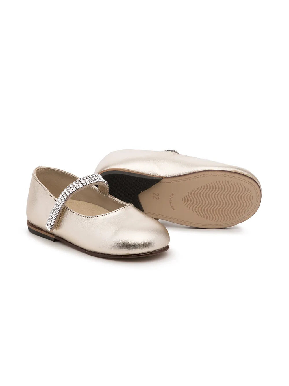 Crystal Embellished Ballerina Shoes Babywalker