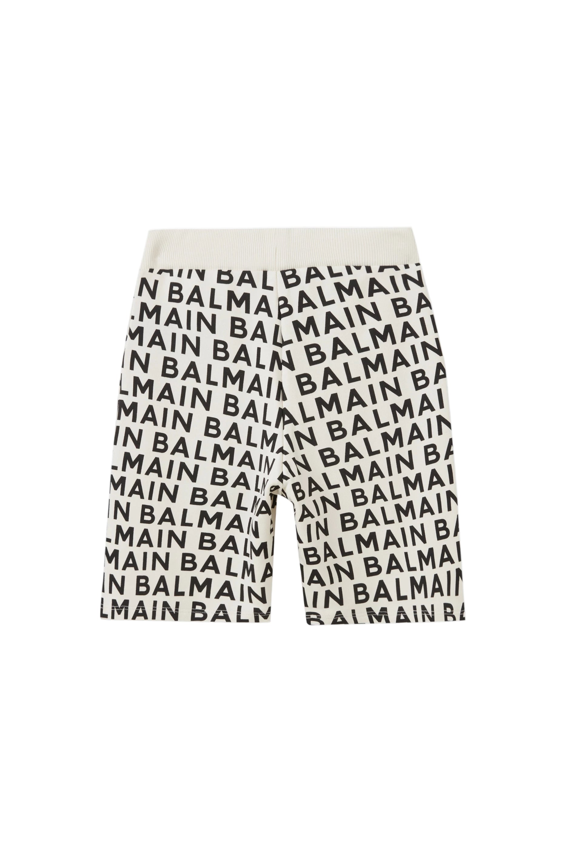 Logo-Print Cotton Shorts Balmain