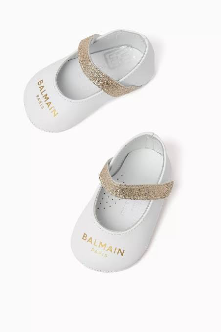 Logo Ballerina Shoes Balmain