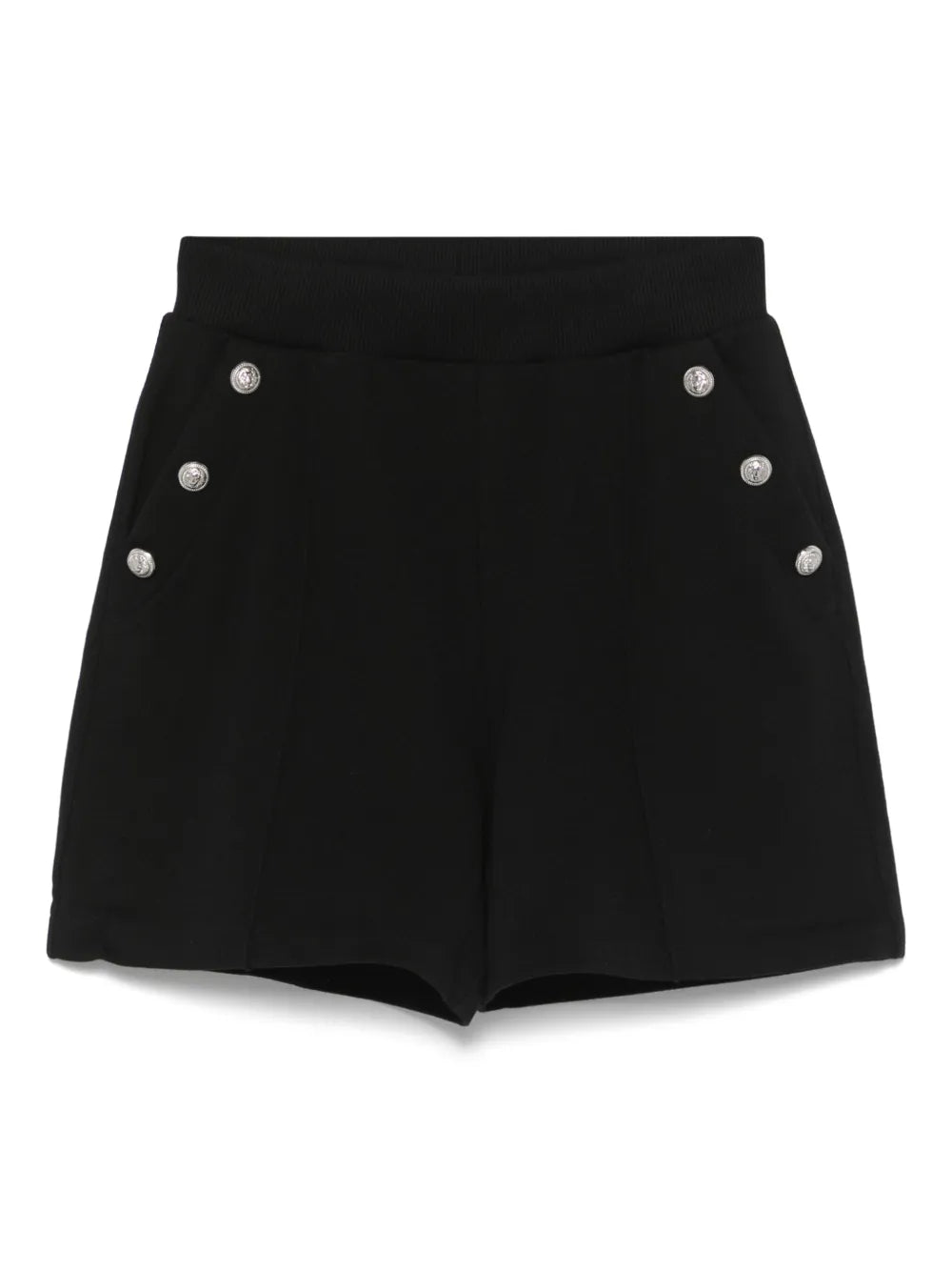 Cotton Short With Logo Buttons