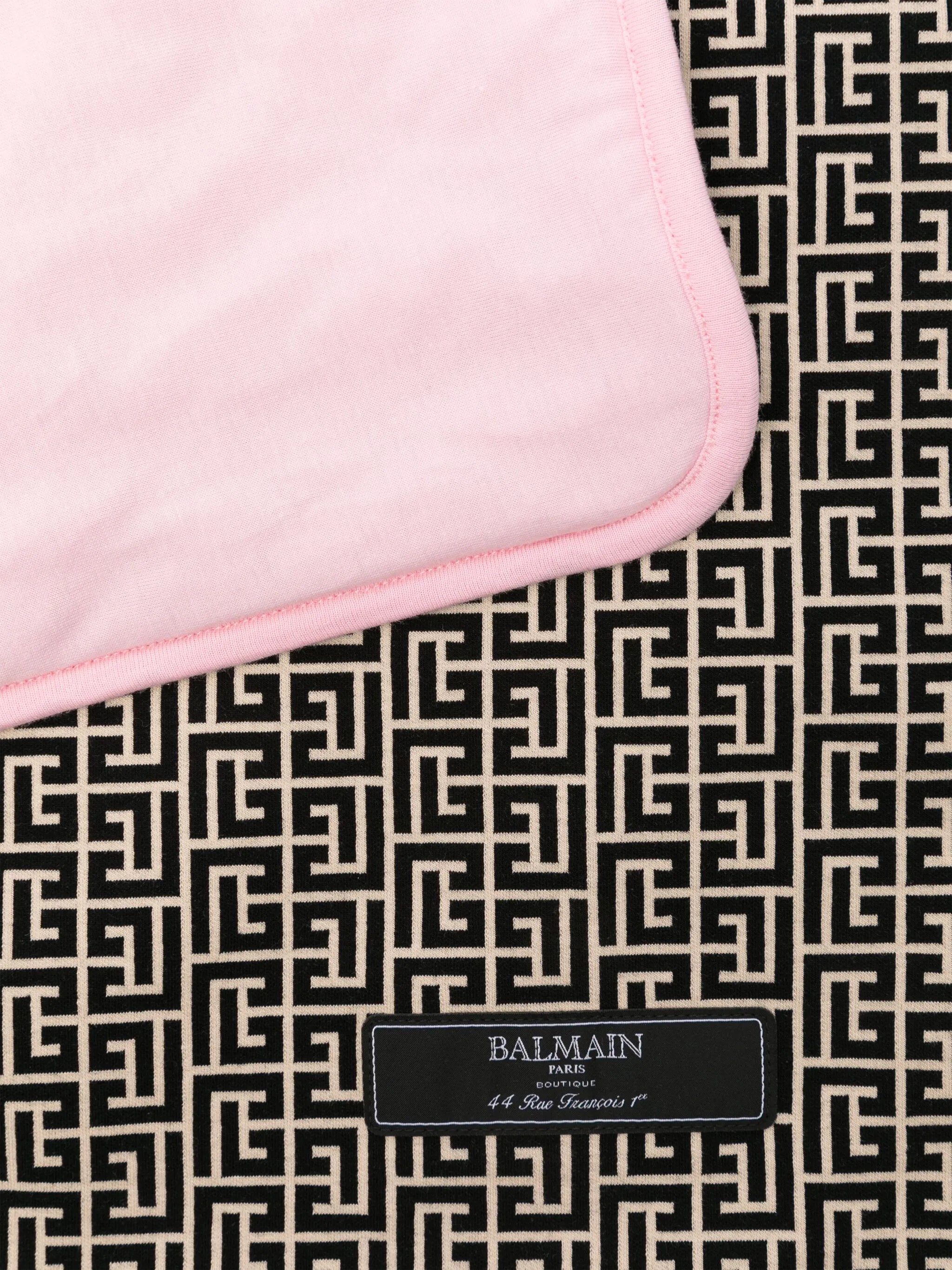 Luxury Soft Cotton Baby Blanket Balmain
