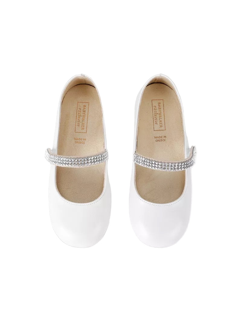 Crystal Embellished Ballerina Shoes Babywalker
