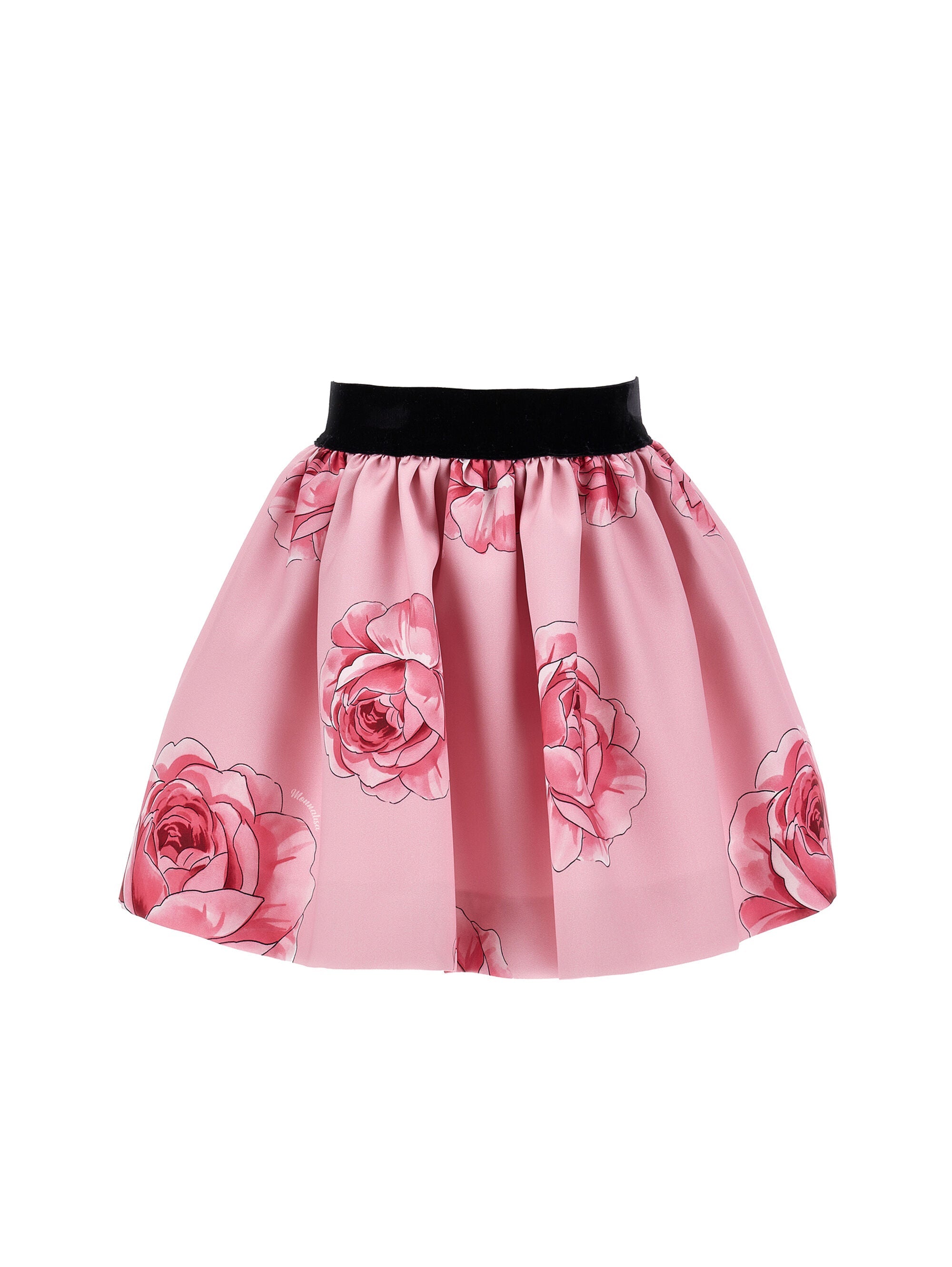 Pink Mikado Skirt Monnalisa