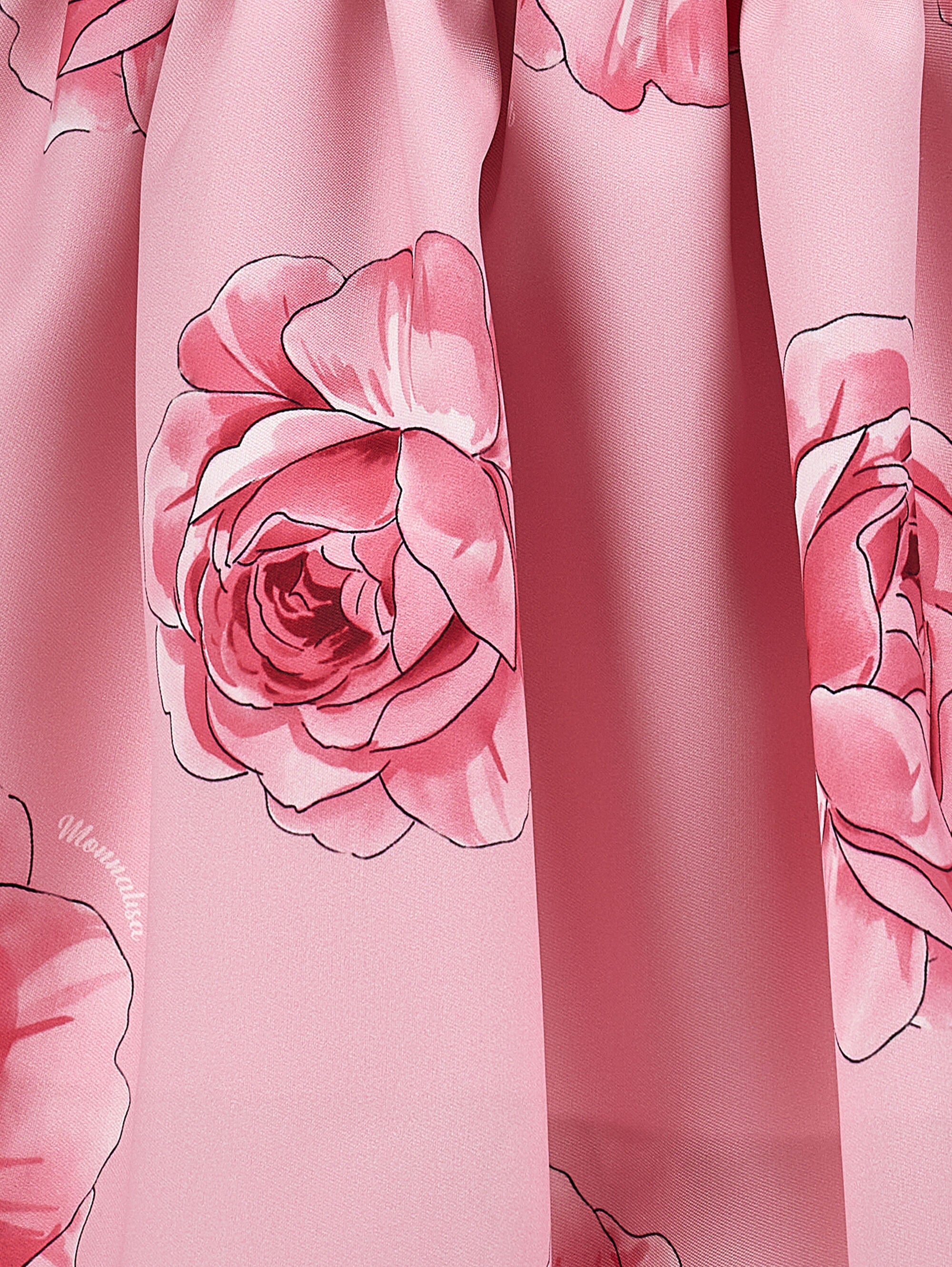 Pink Mikado Skirt Monnalisa