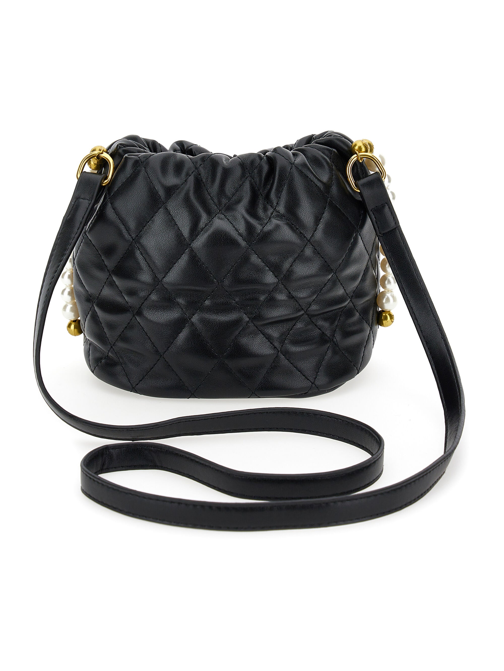 Coated Fabric Bucket Bag