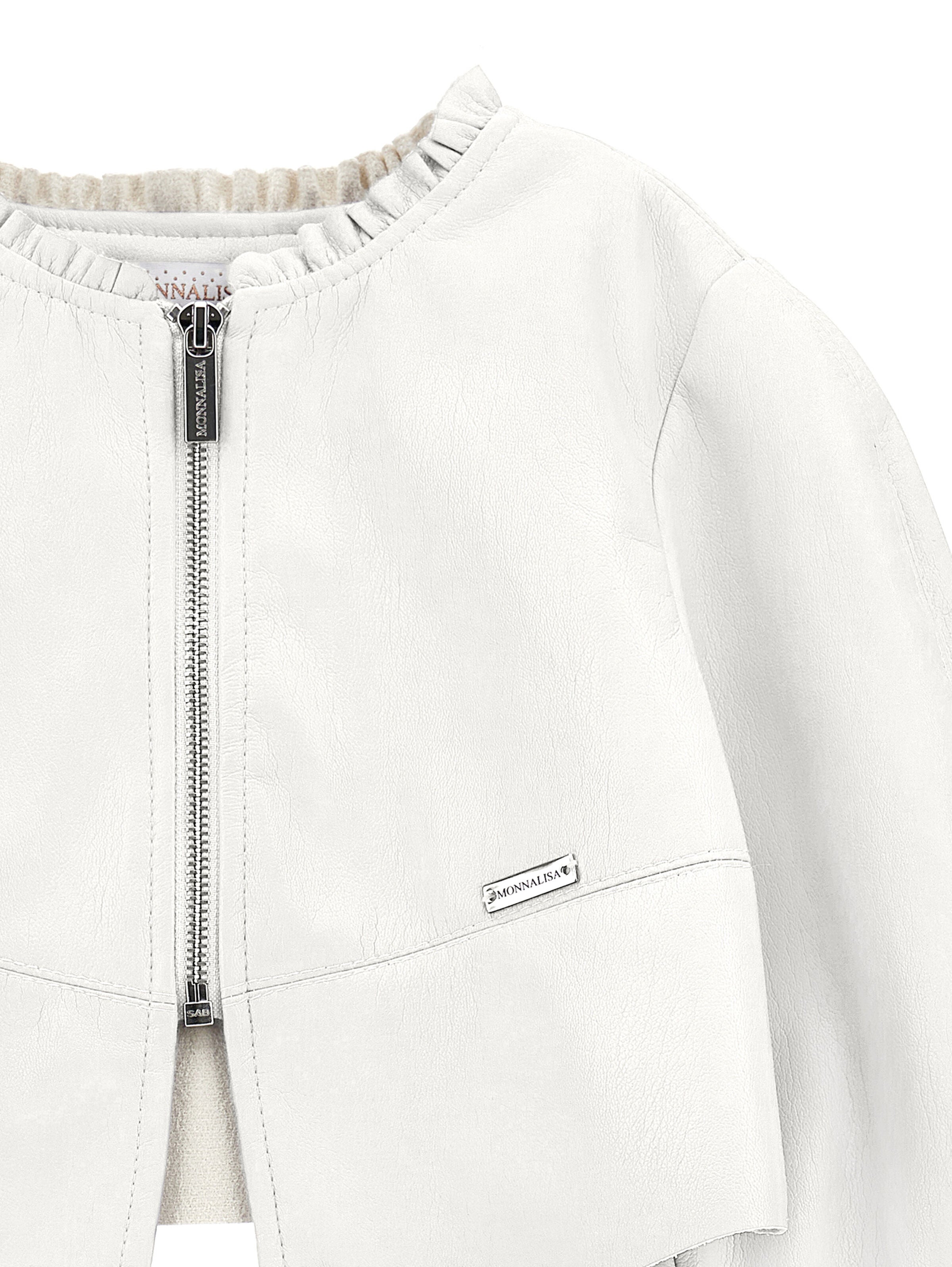 Ruffled Ceremony Jacket Monnalisa