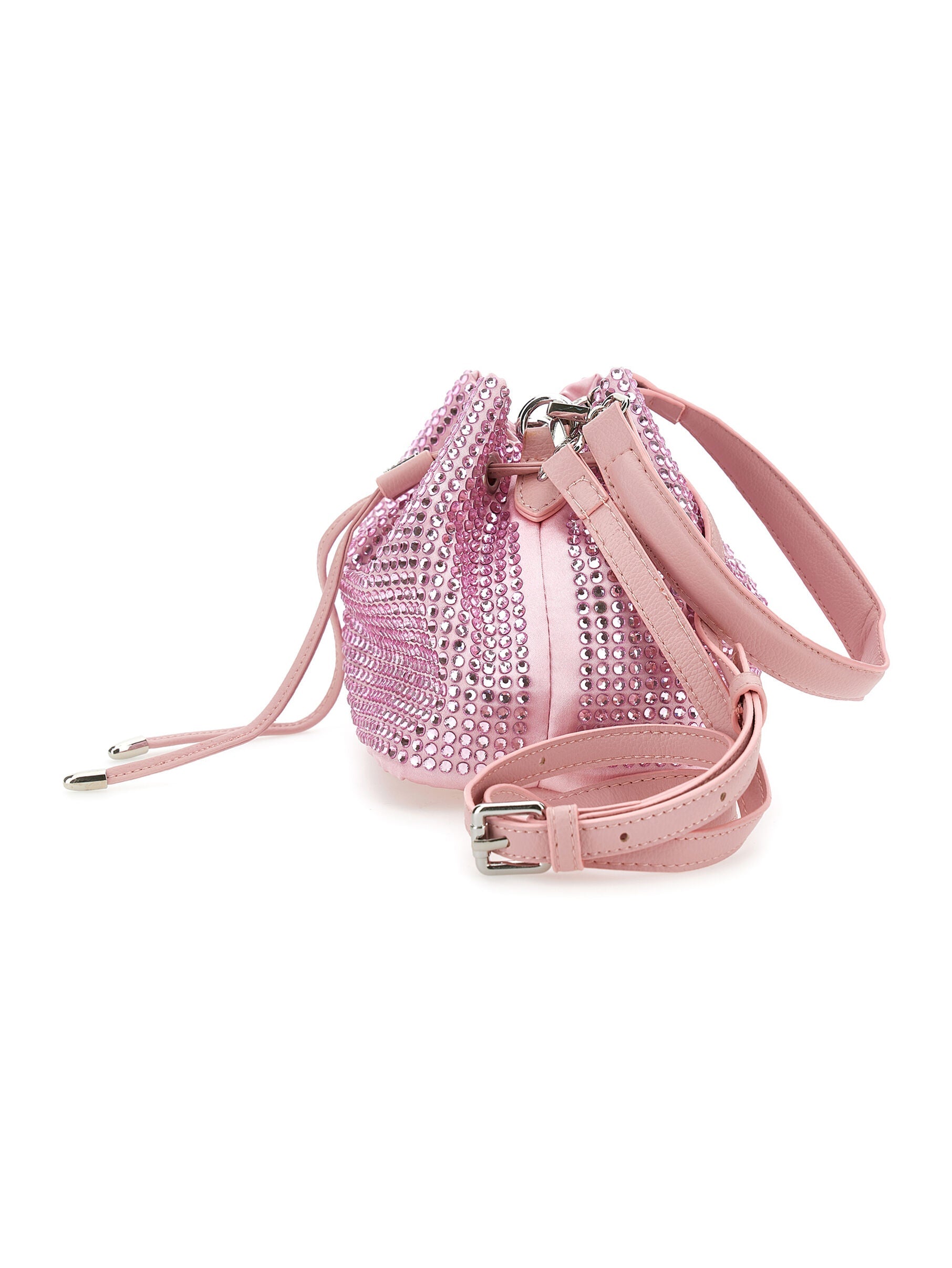 Rhinestone bucket coated fabric Monnalisa