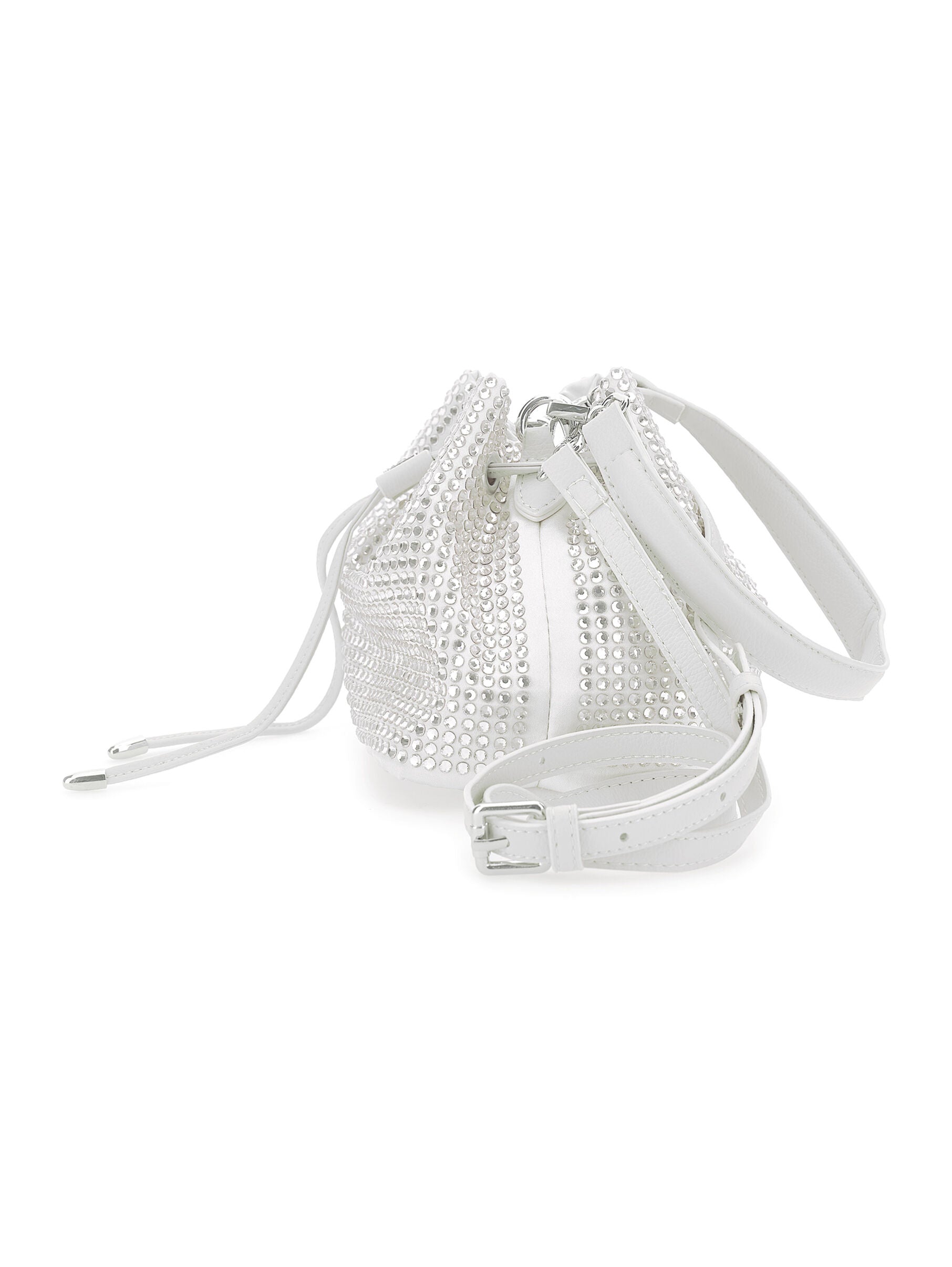 Rhinestone bucket coated fabric