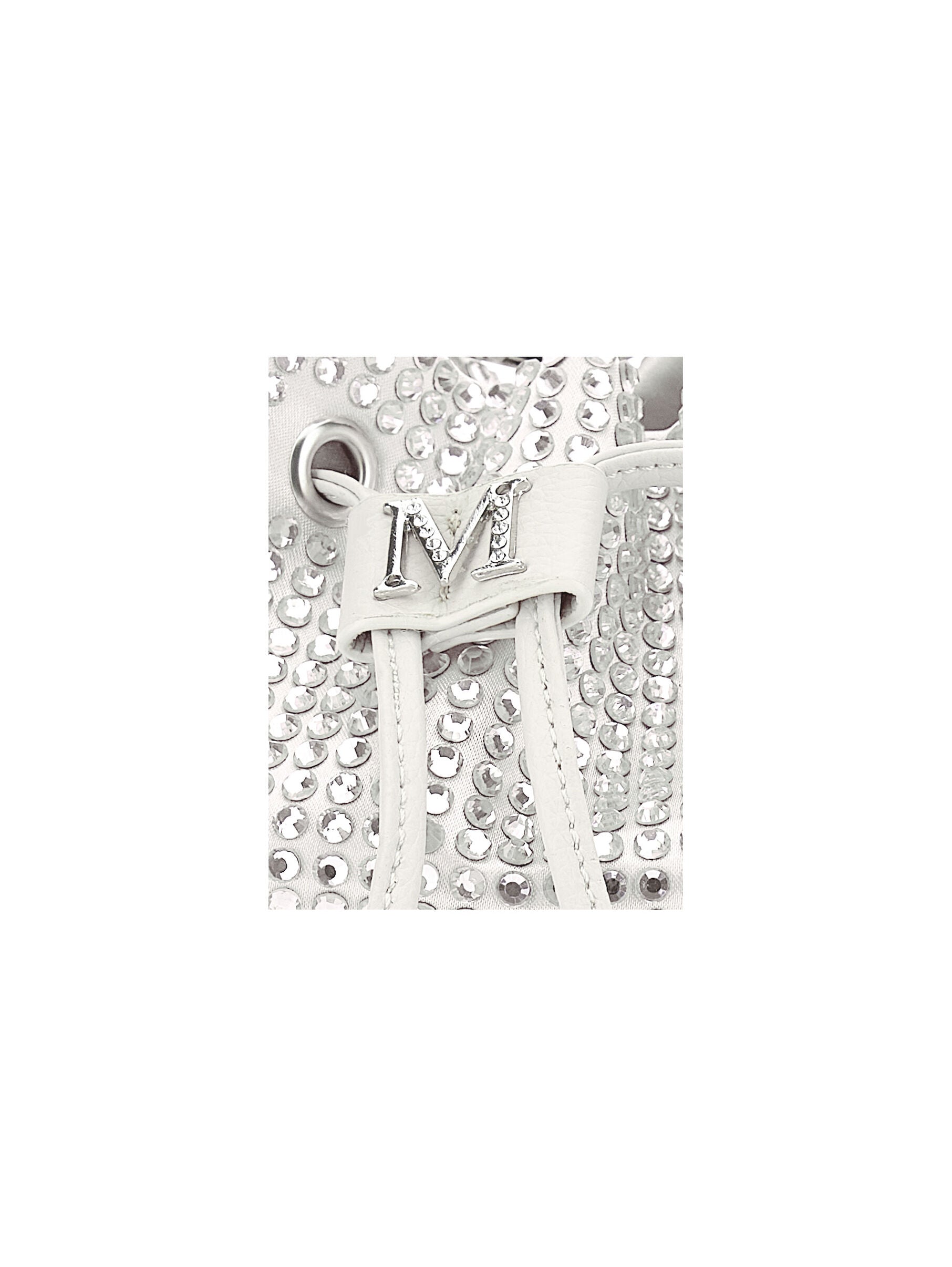 Rhinestone bucket coated fabric