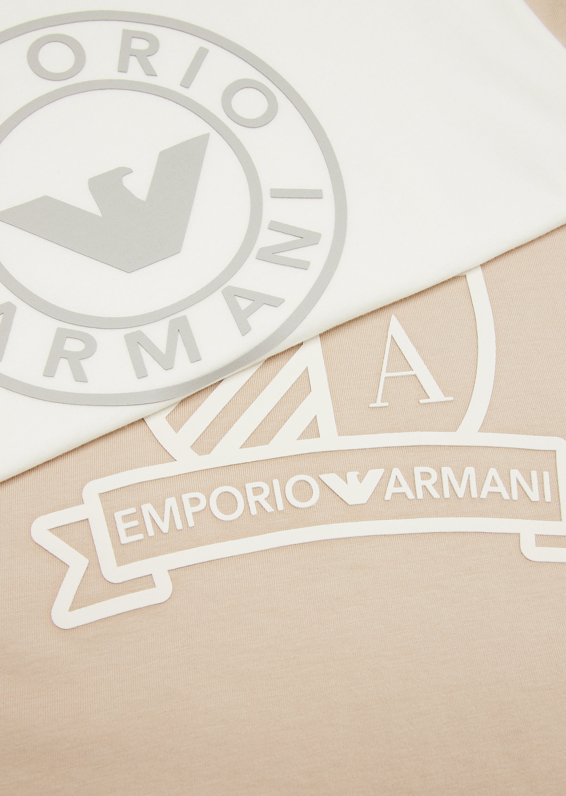 Oxford Tan & White T-Shirt Set