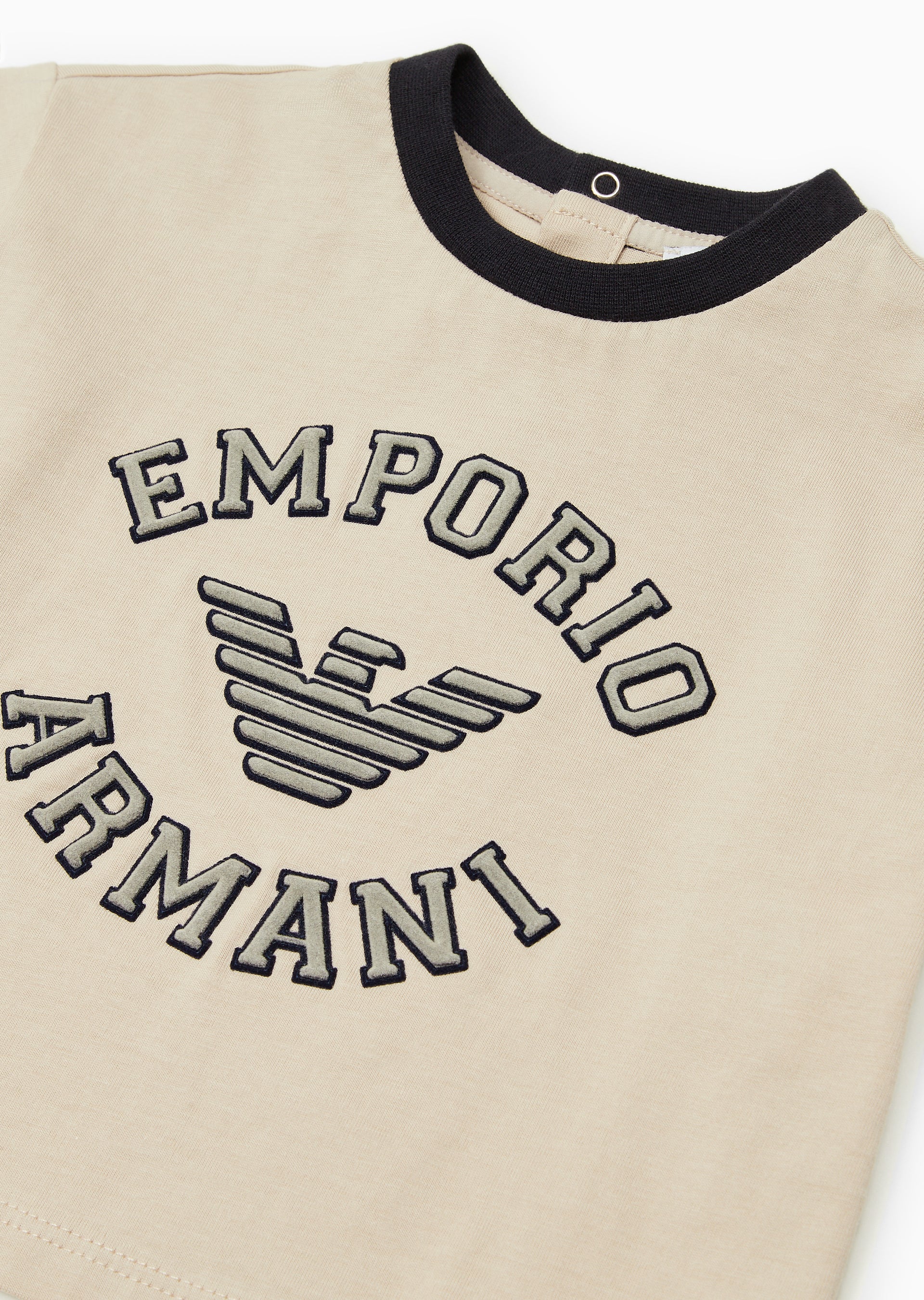 Oxford Tan & Navy T-Shirt