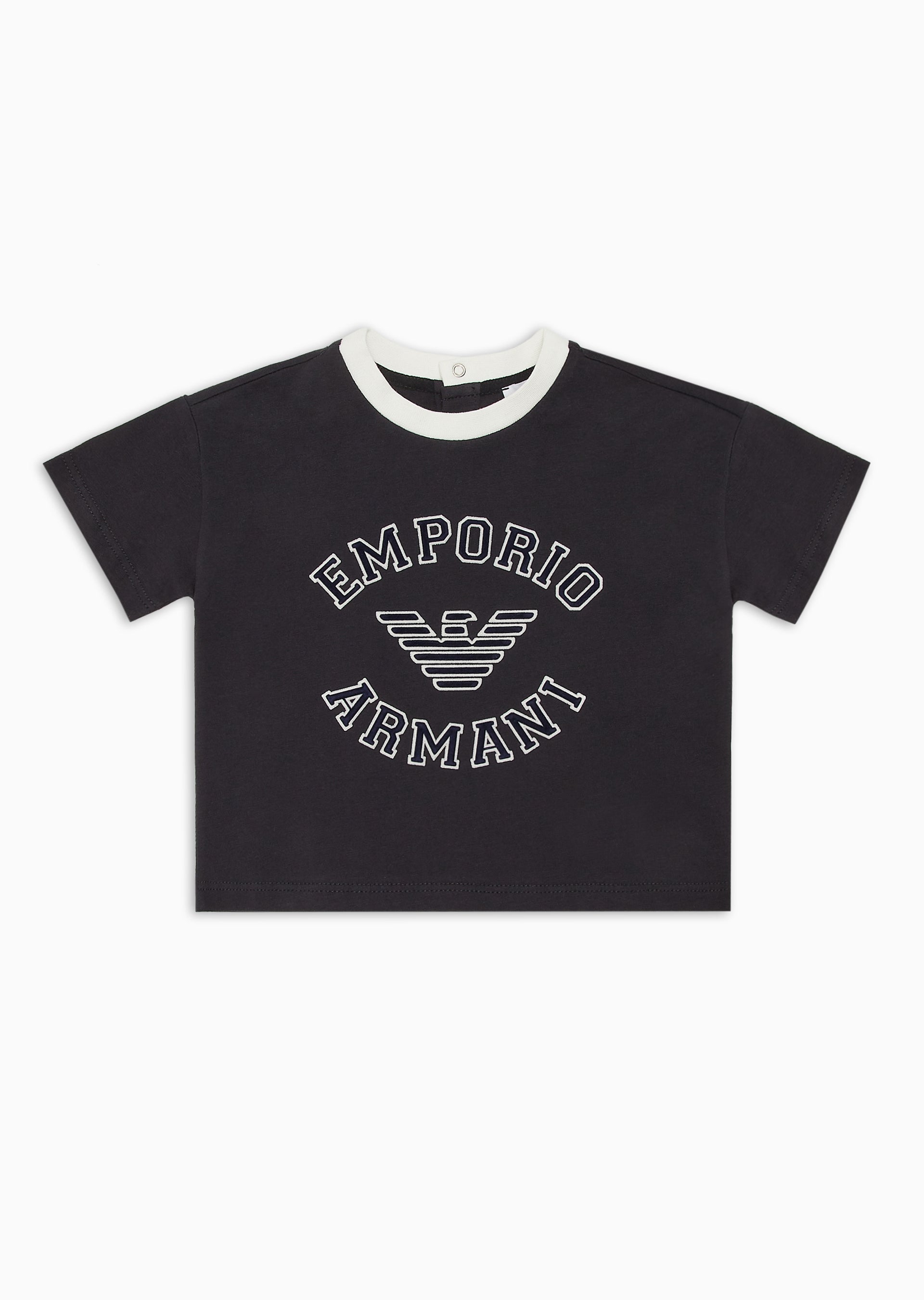 Oxford Tan & Navy T-Shirt