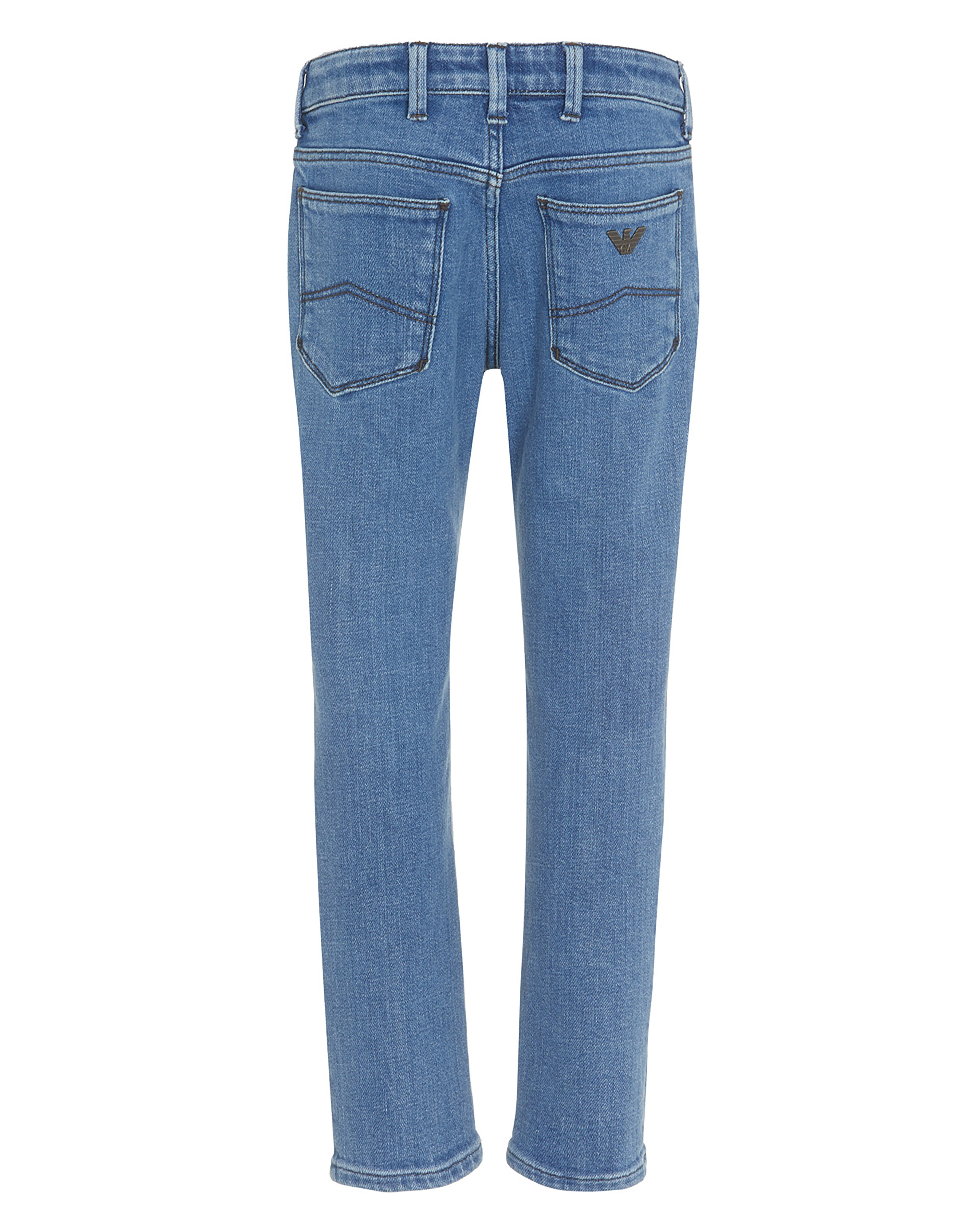 Slim Straight-Leg Denim Jeans