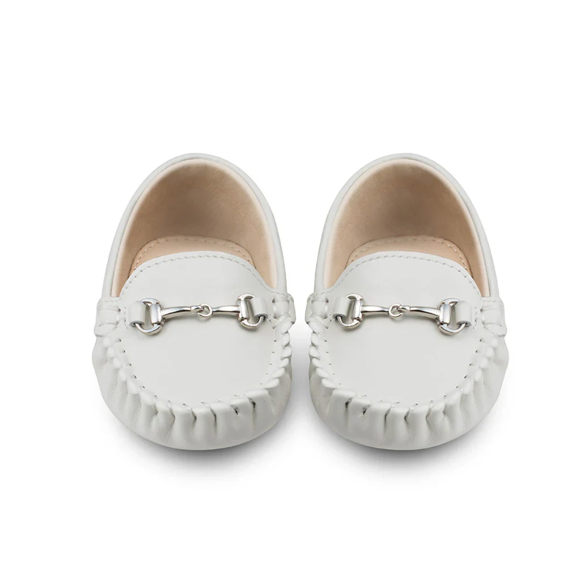 Lucca White Baby Loafers Oscars For Kids
