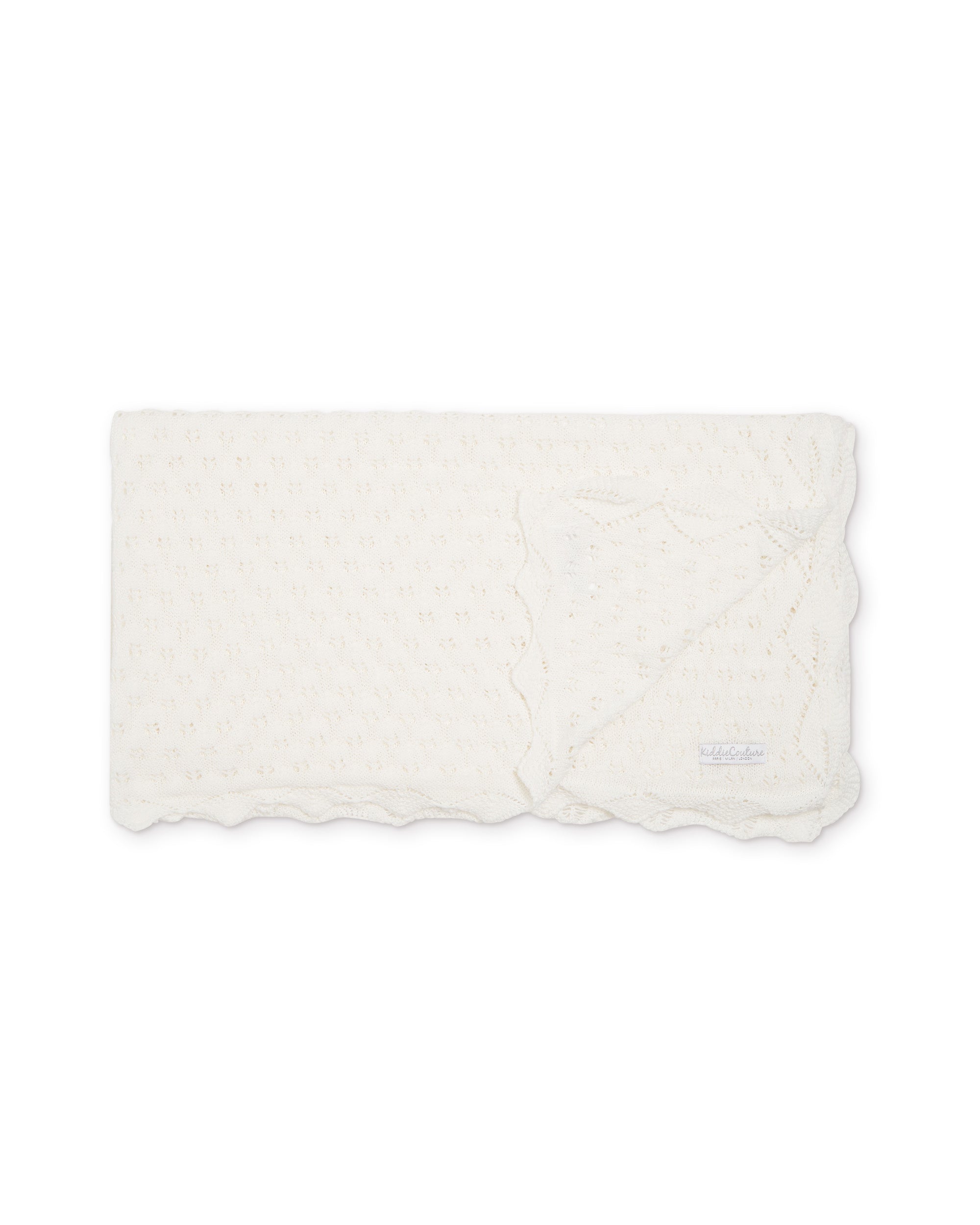 Ivory Organic Cotton Blanket Kiddie Couture