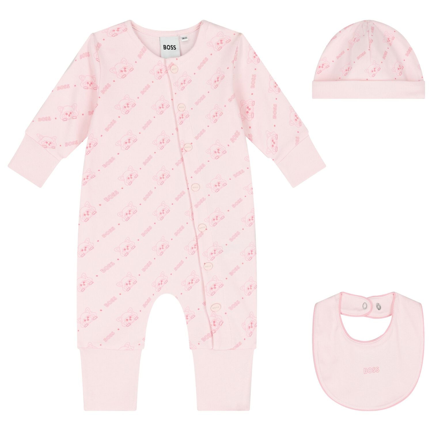 Baby Sleepsuit & Hat Set Hugo Boss