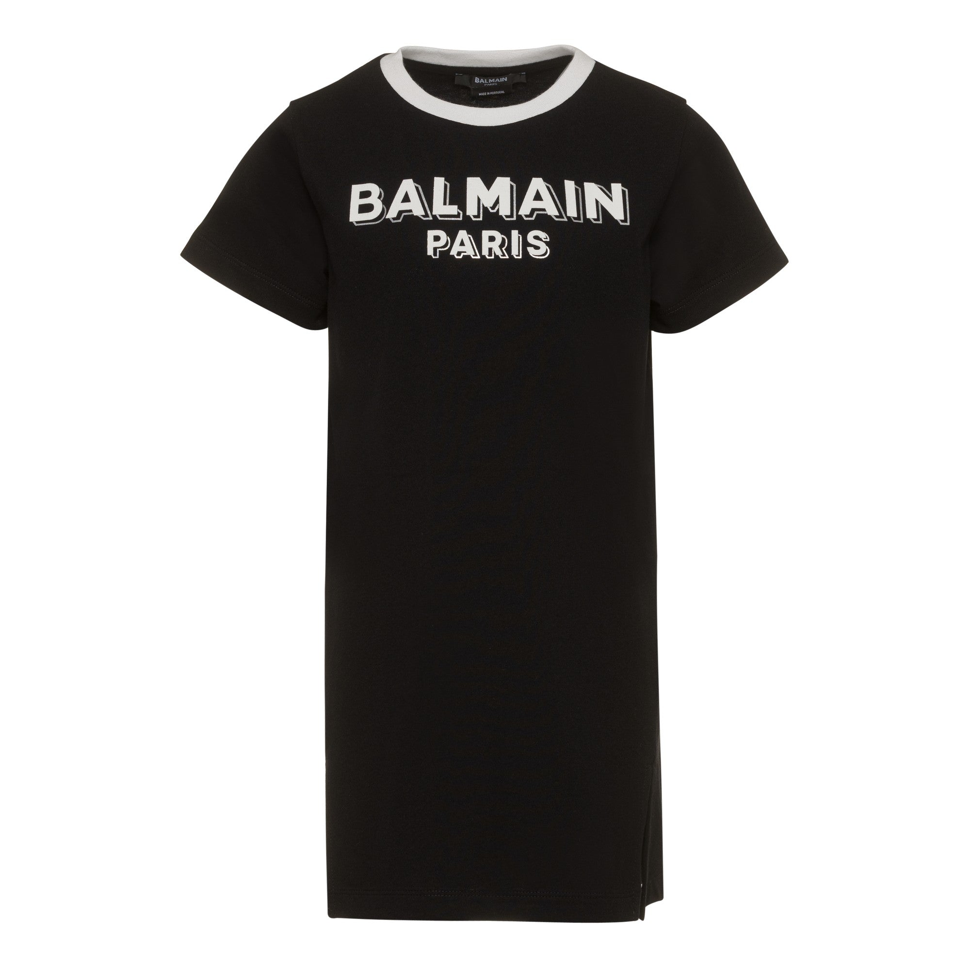 Black T-Shirt Dress Balmain