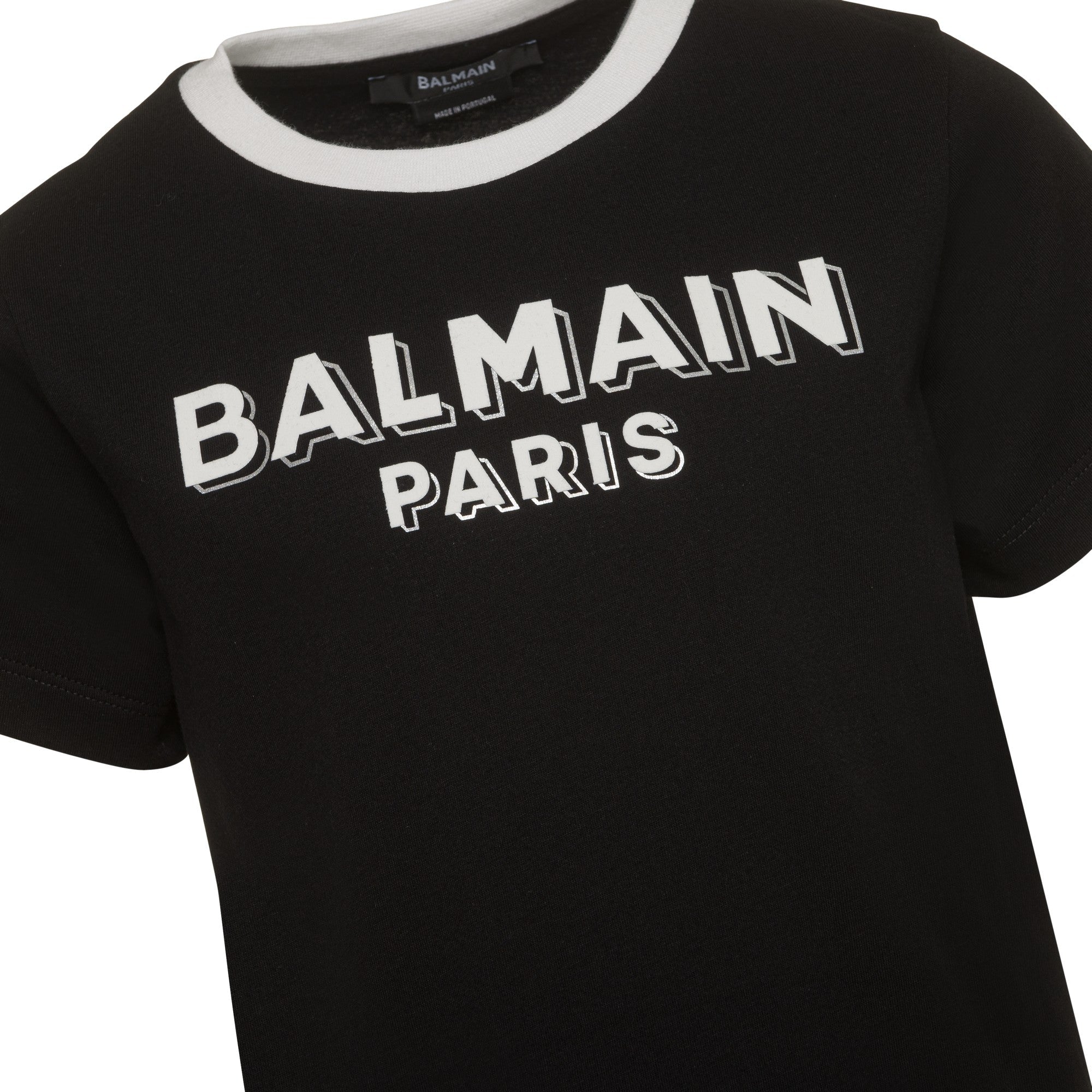Black T-Shirt Dress Balmain