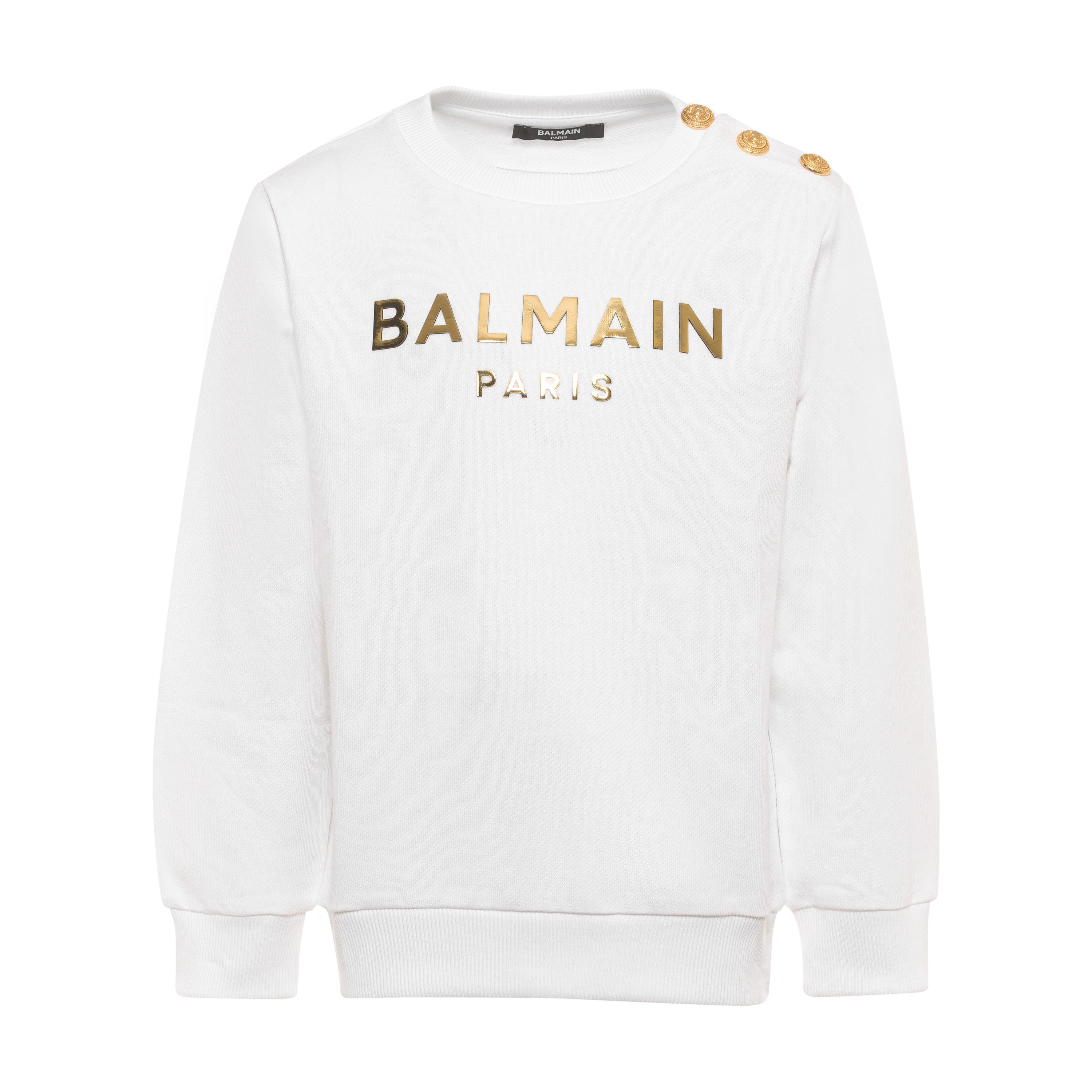 Luxury Cotton Hoodie Balmain