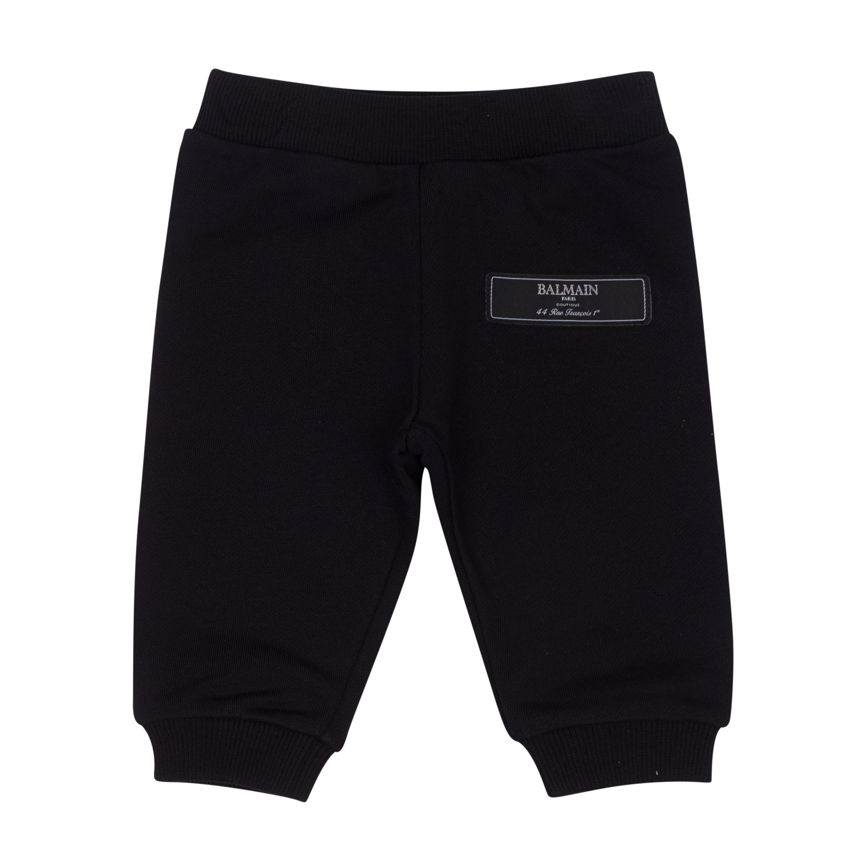 Baby Cotton Joggers – Black