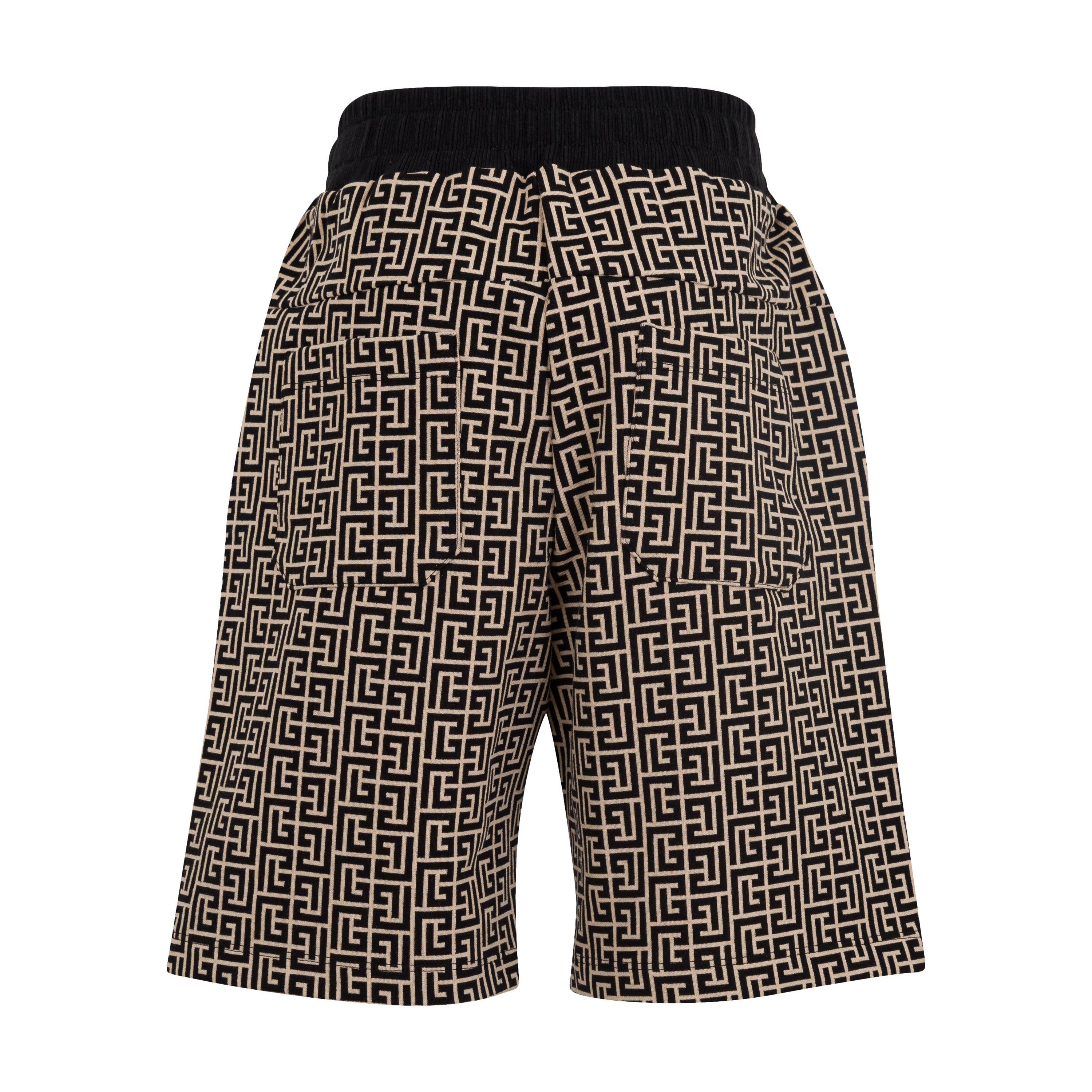 Monogram Print Jersey Shorts