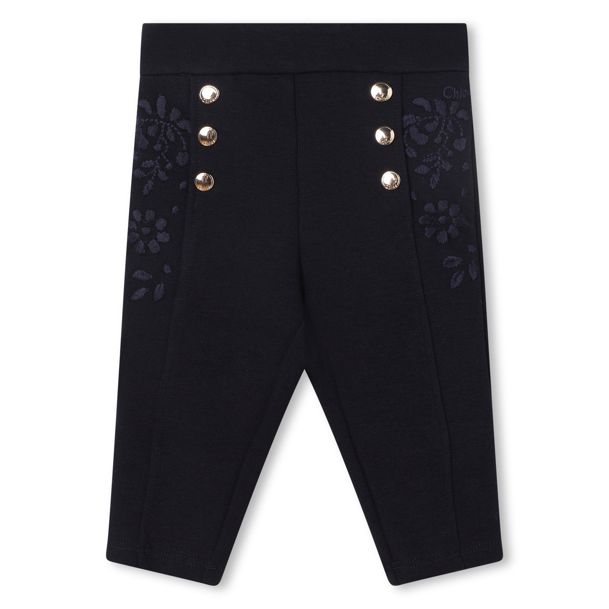 Embroidered Knitted Trousers Chloe