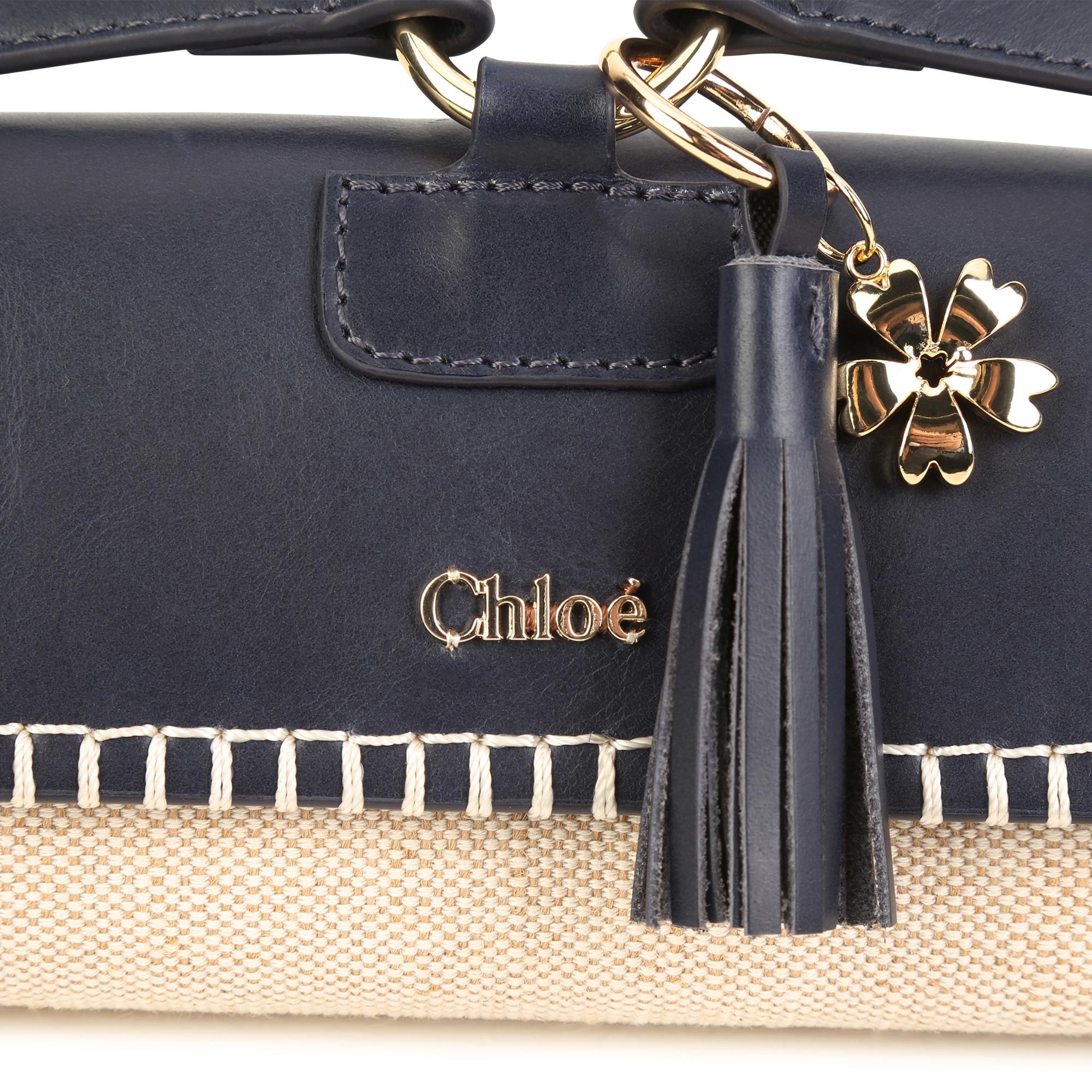 Jute & Leather Belt Bag