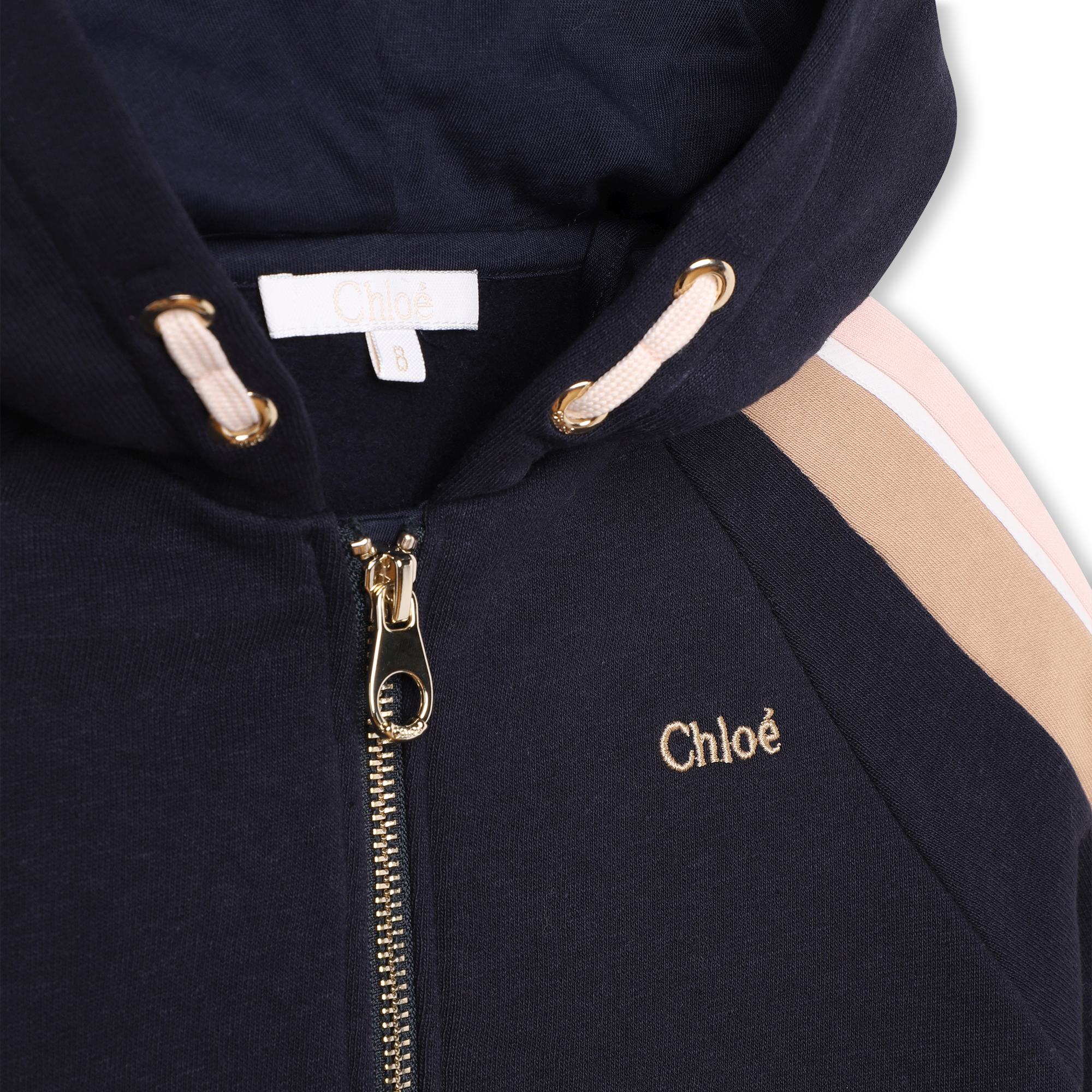 Organic Fleece Hooded Cardigan