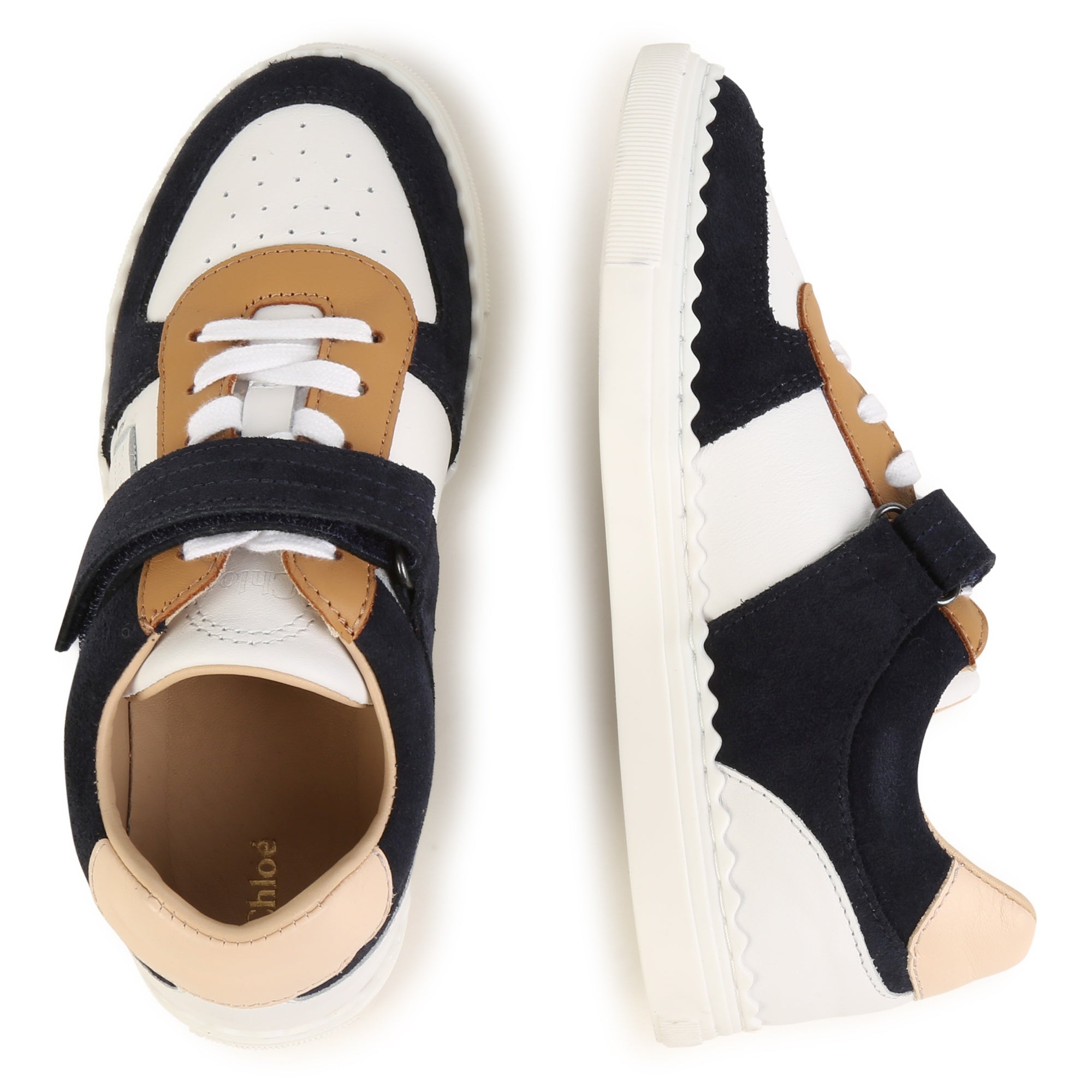 Leather Shell Trainers Chloe