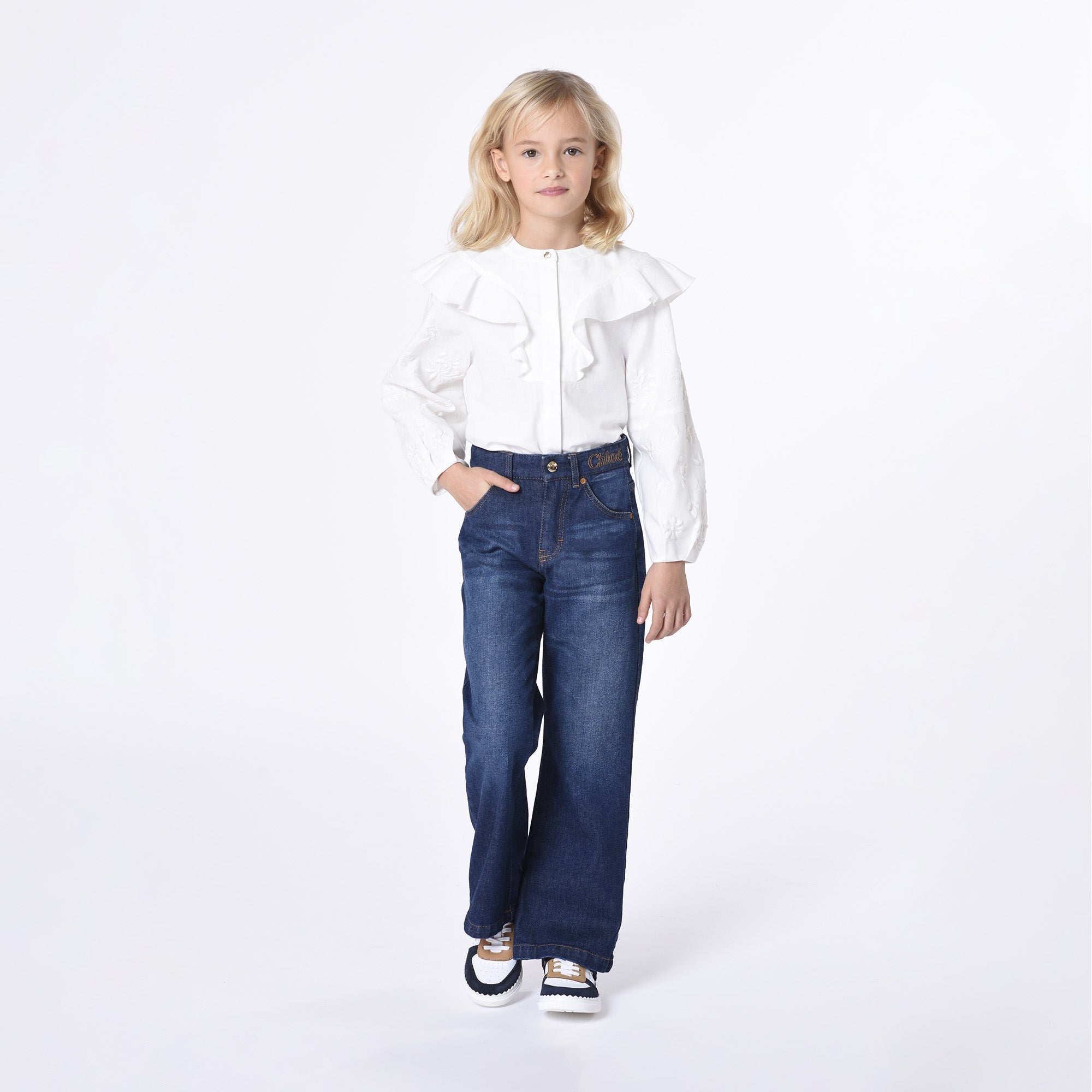 Leather Shell Trainers Chloe