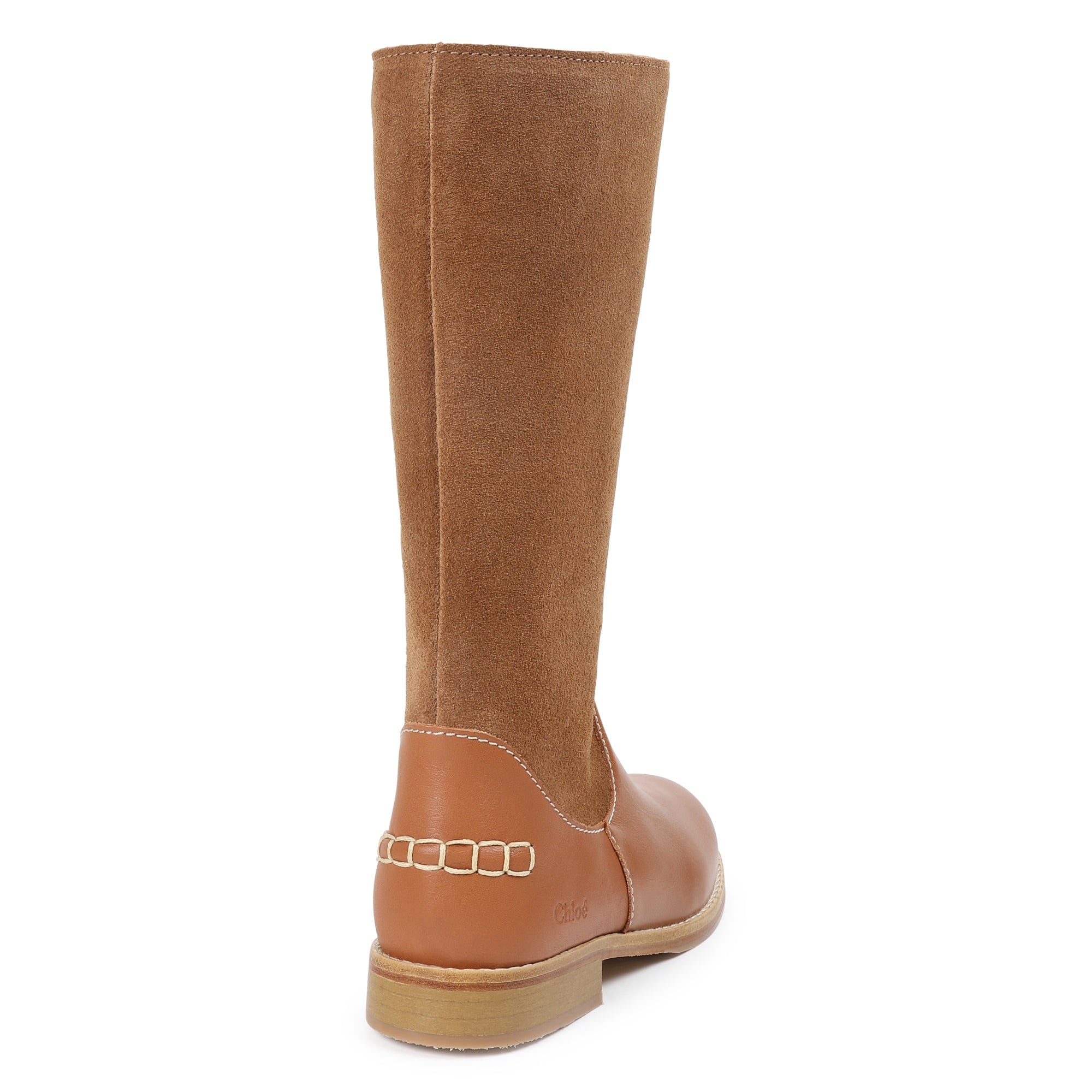 Leather and Suede Boots Chloe