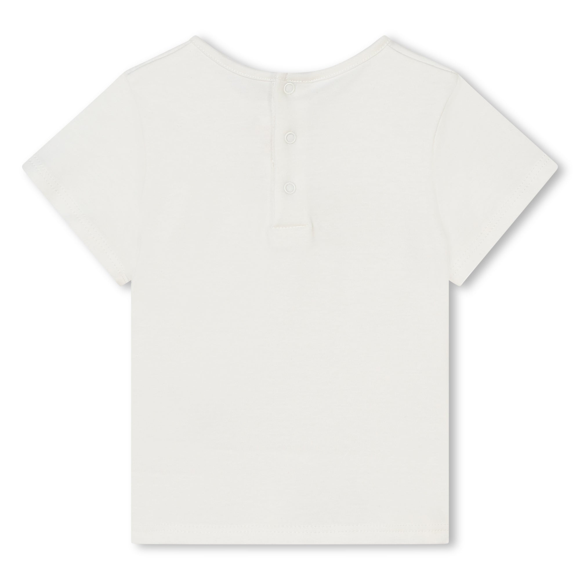 Organic Cotton Gold Embroidered Tee-Shirt