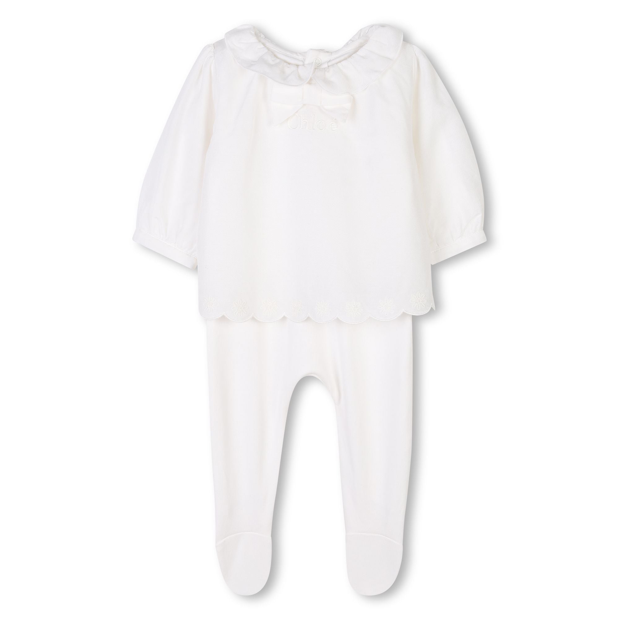 Ruffle-Detailing Pyjamas Chloe