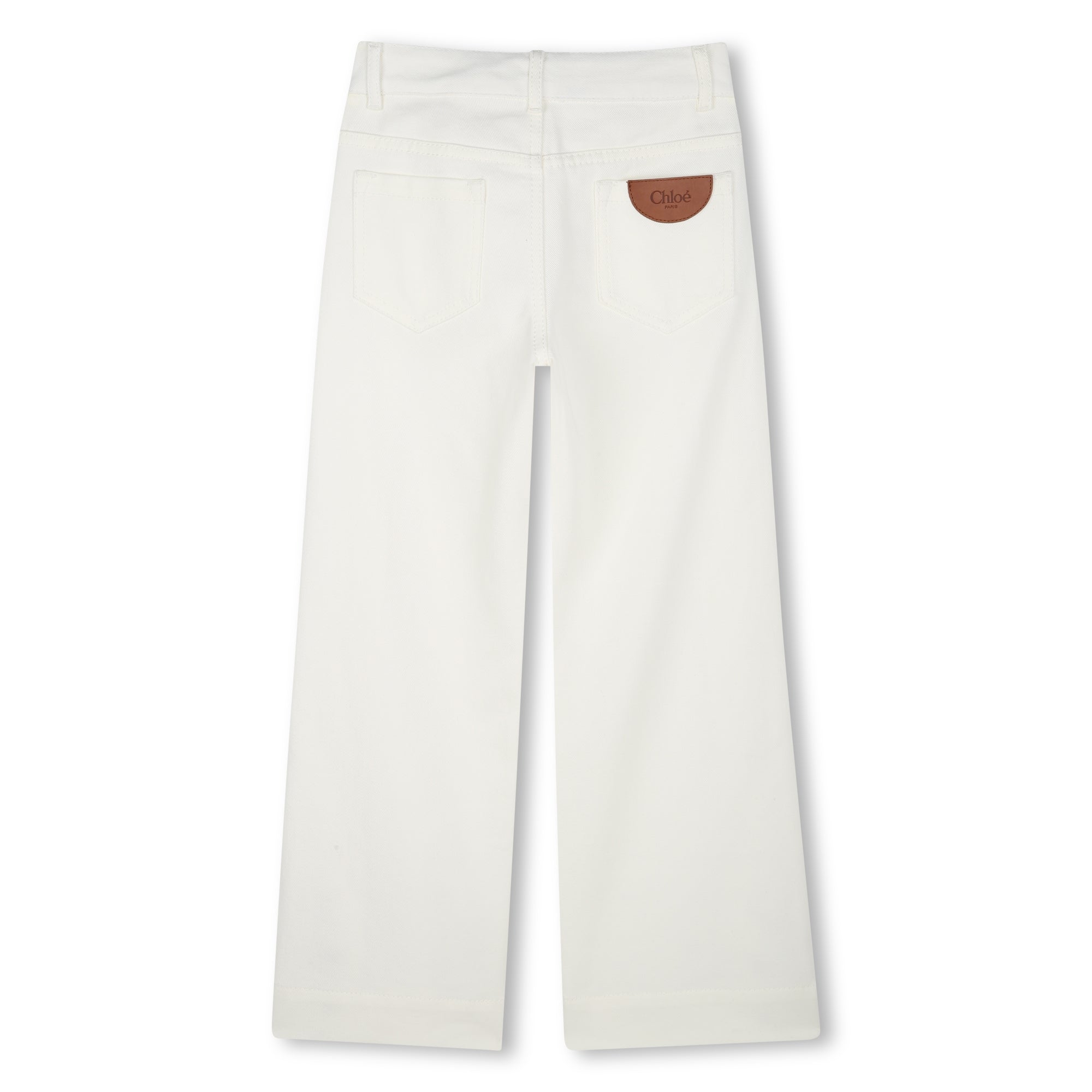 Wide-Leg Denim Trousers Chloe