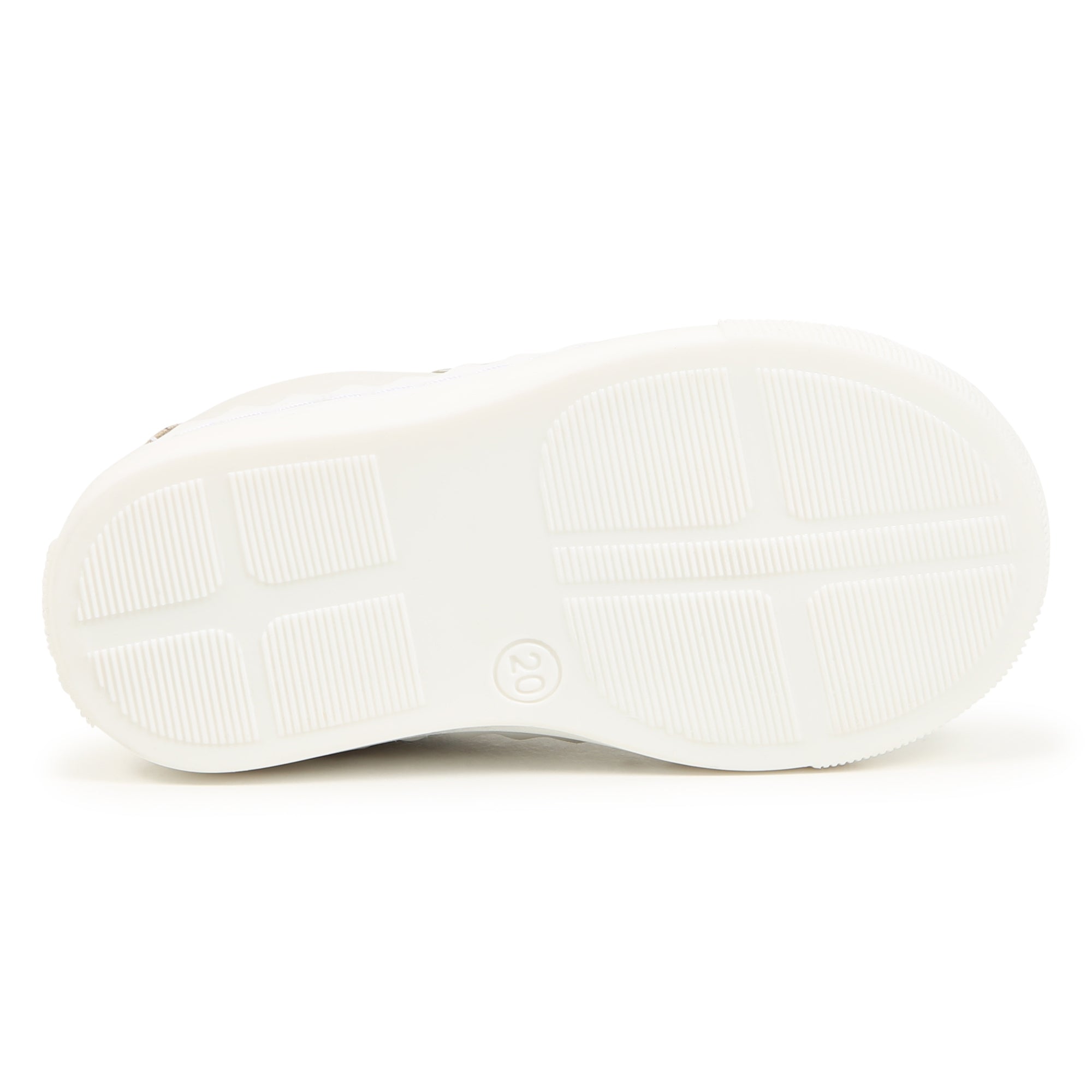 Toddler Leather Trainers with Signature scalloped Detail Chloe