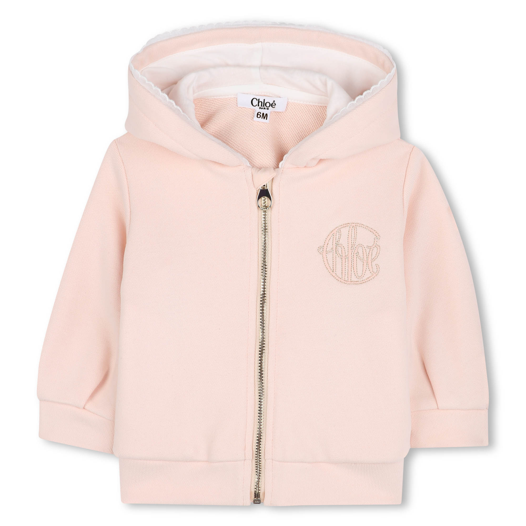 Elegant Hooded Zip-Up Cardigan Chloe