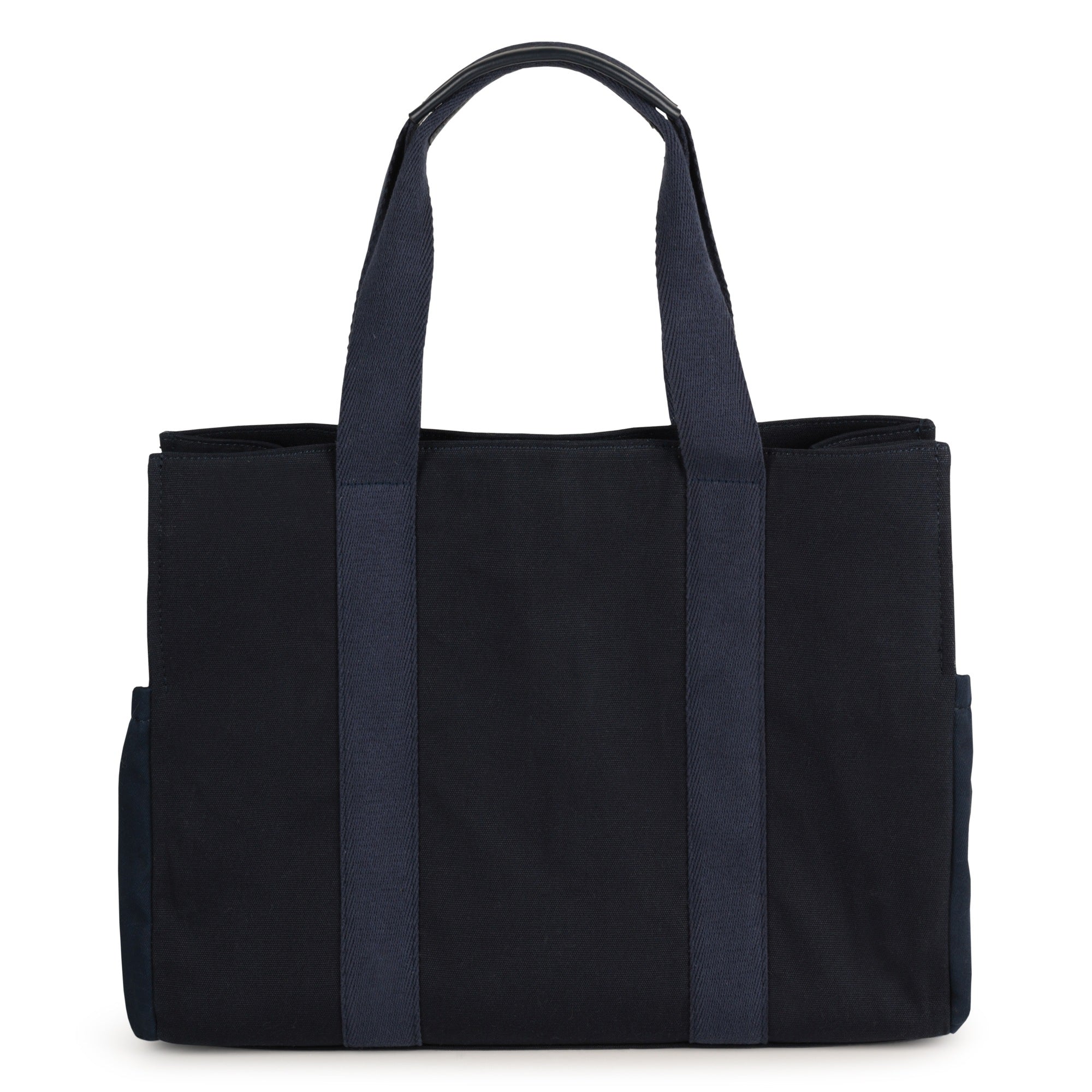 Multi-Pocket Canvas Changing Bag with Matching Accessories