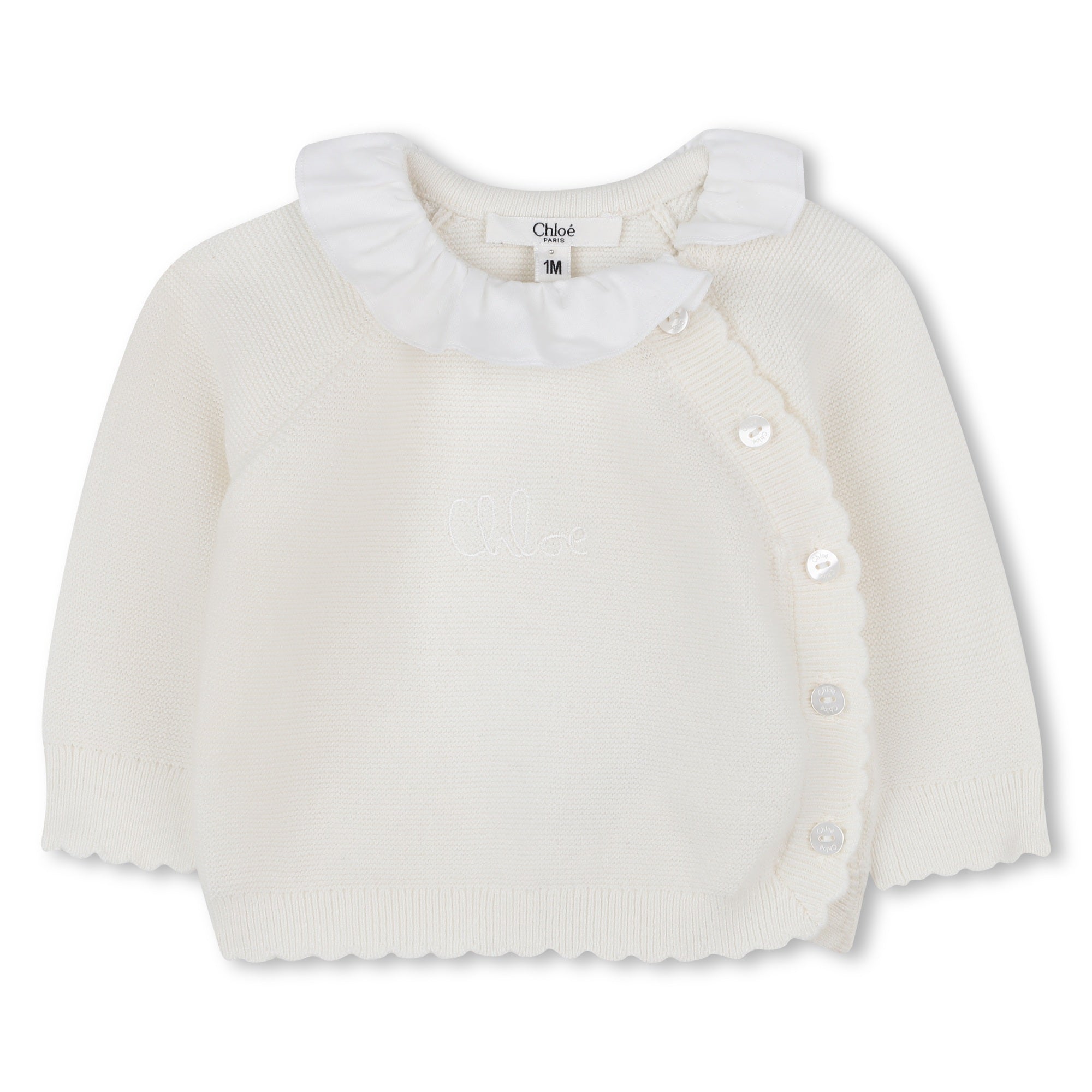 Knitted Two-Piece Baby Set with Gift Box
