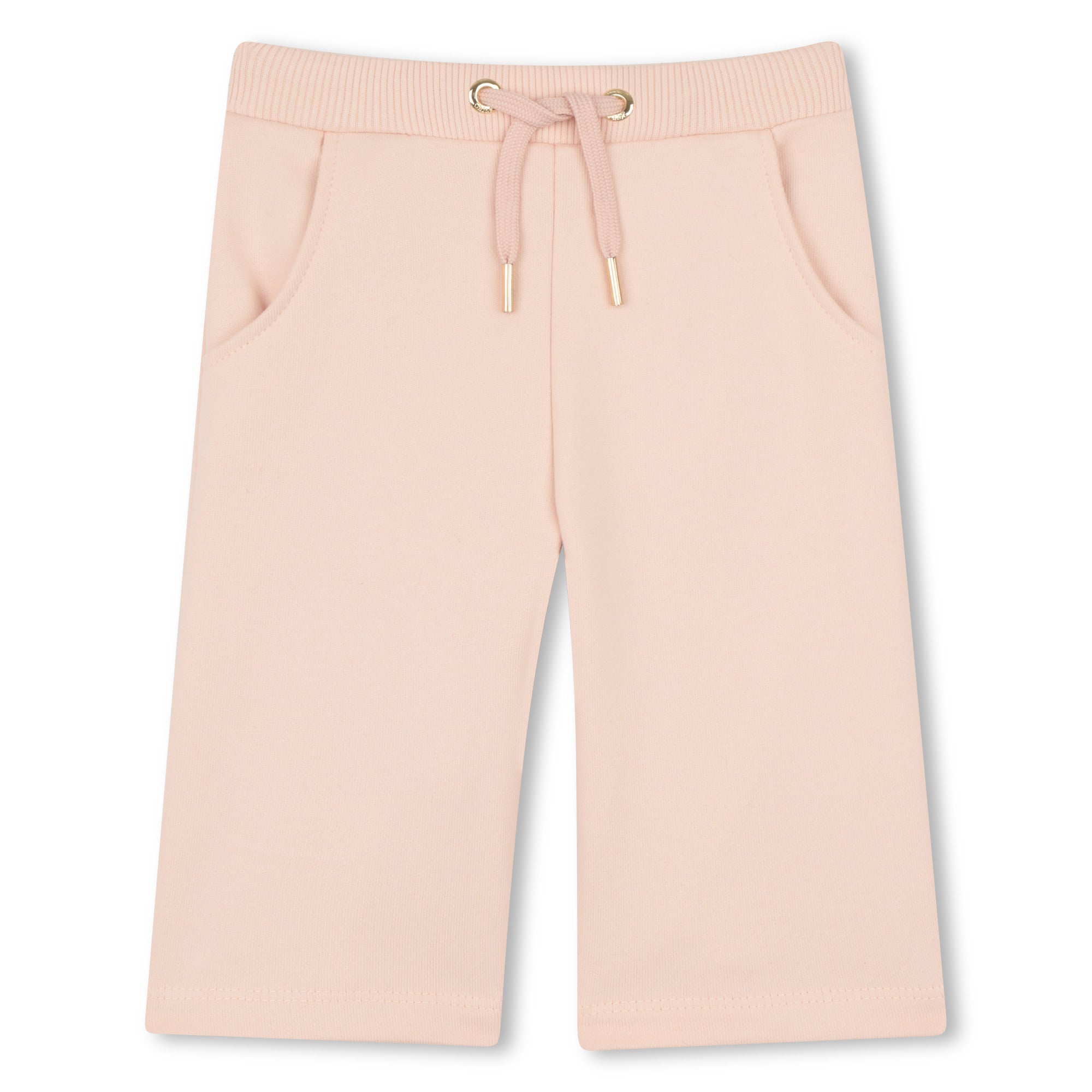 Organic Cotton French Terry Pants with Drawstring Waist Chloe