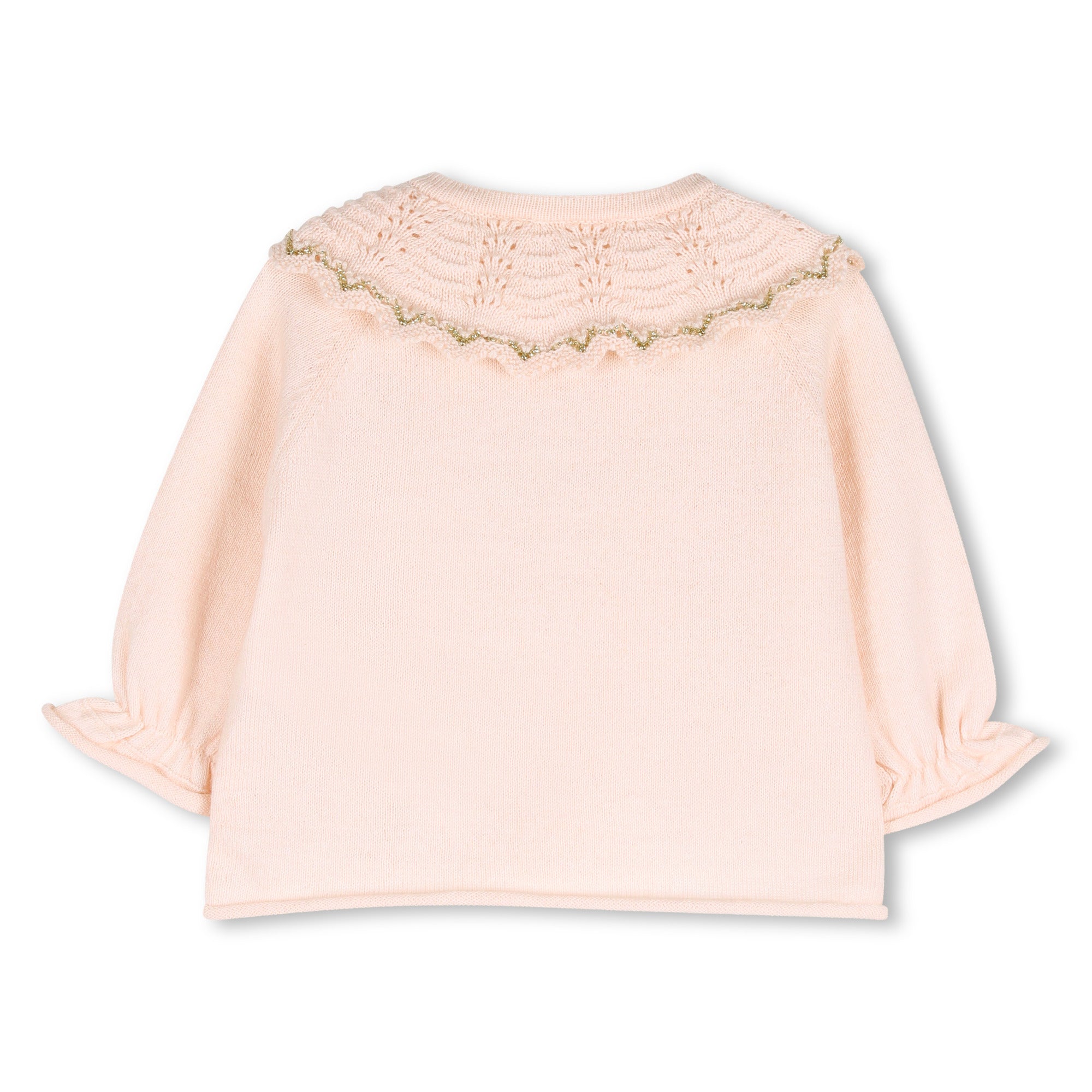 Organic Cotton and Cashmere Knit Cardigan and Bloomers Set Chloe