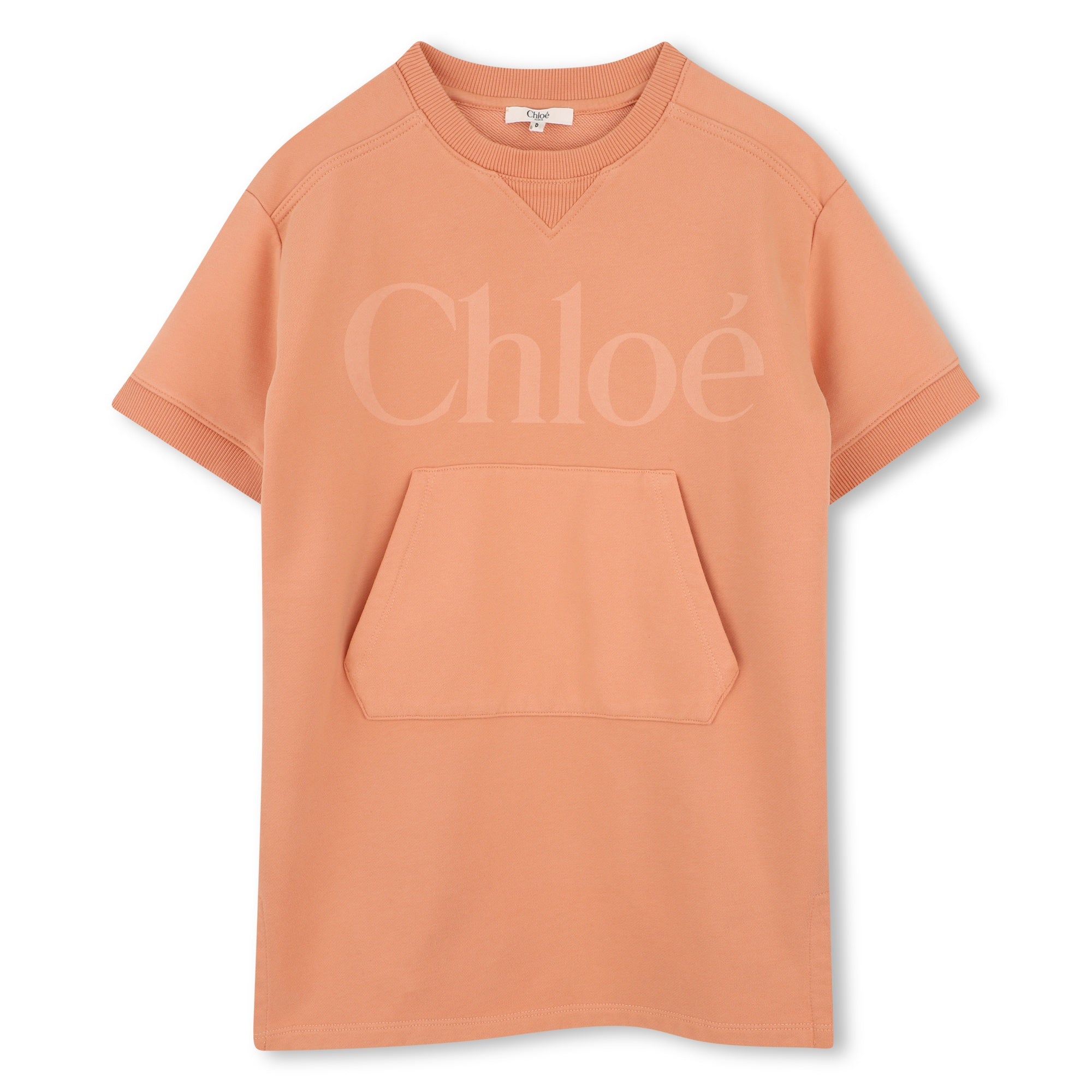 Organic Cotton French Terry Dress with Kangaroo Pocket Chloe