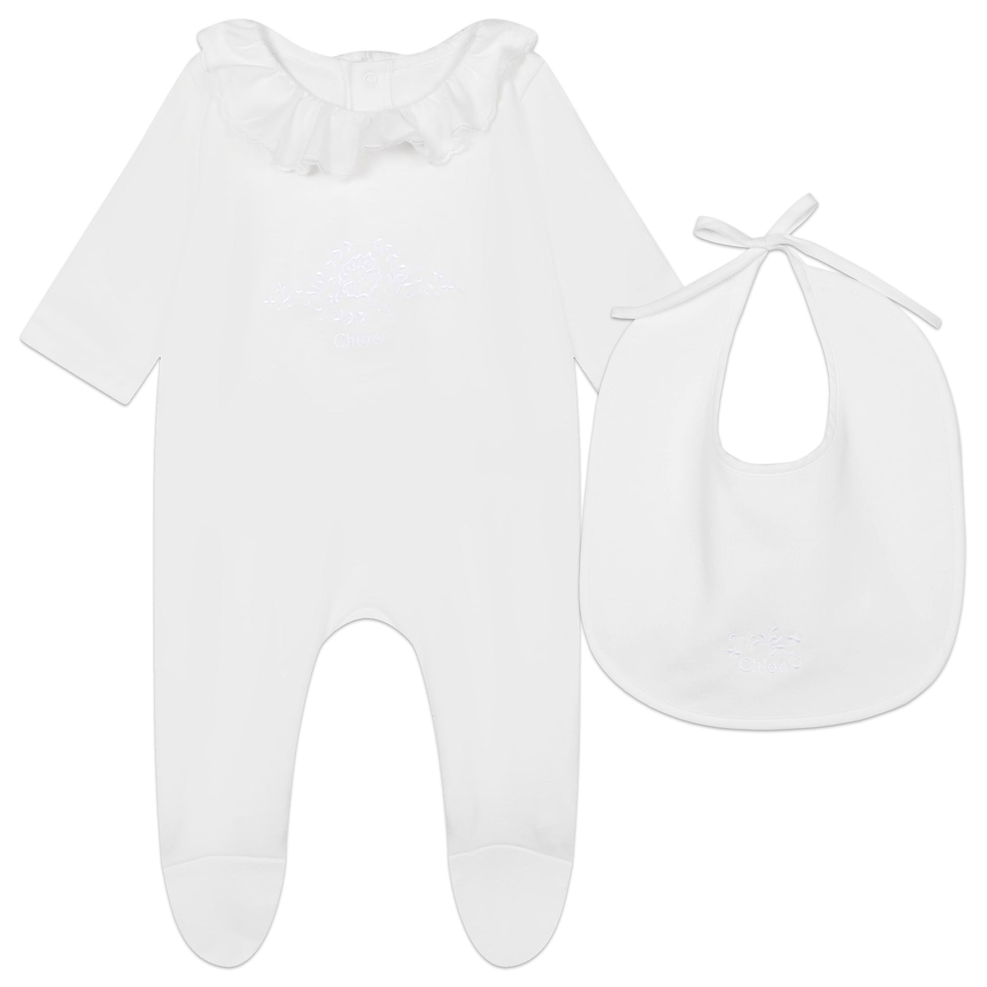 Organic Cotton Pyjama and Bib Set
