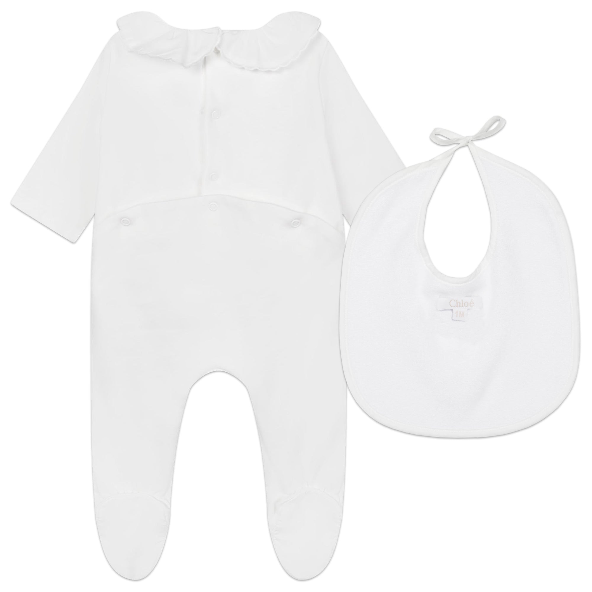 Organic Cotton Pyjama and Bib Set