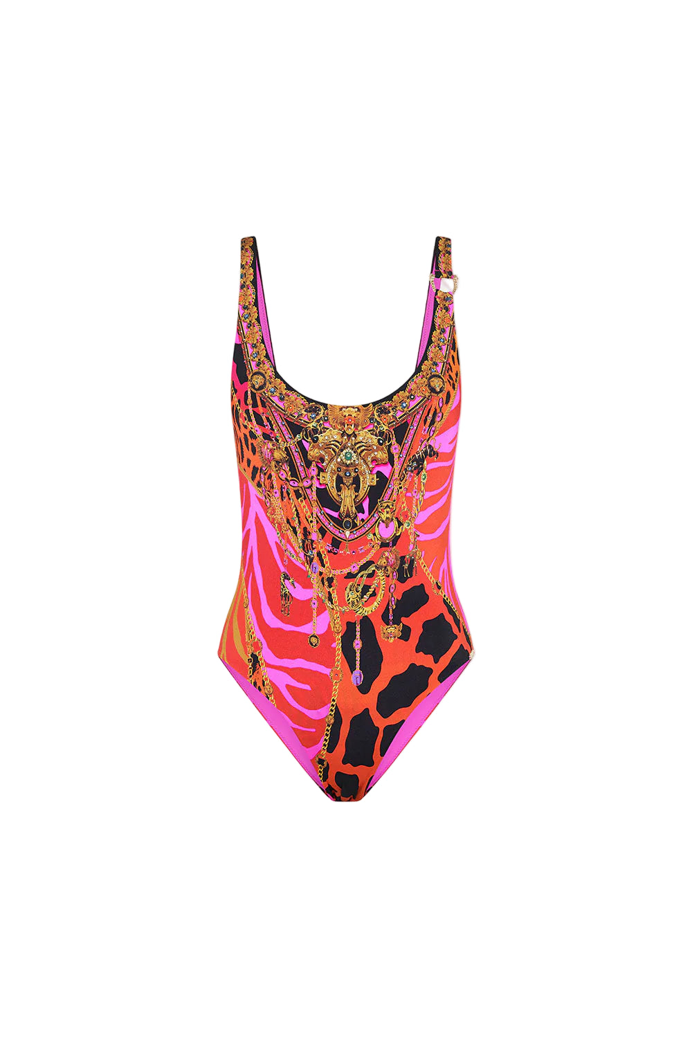 Scoop One Piece With Trim Always Change Your Spots